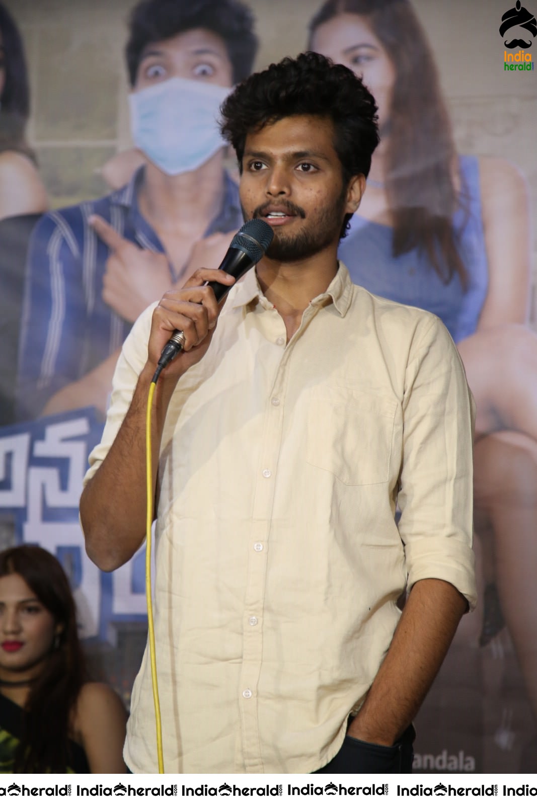 Actors at Life Anubhavinchu Raja Movie Success Meet