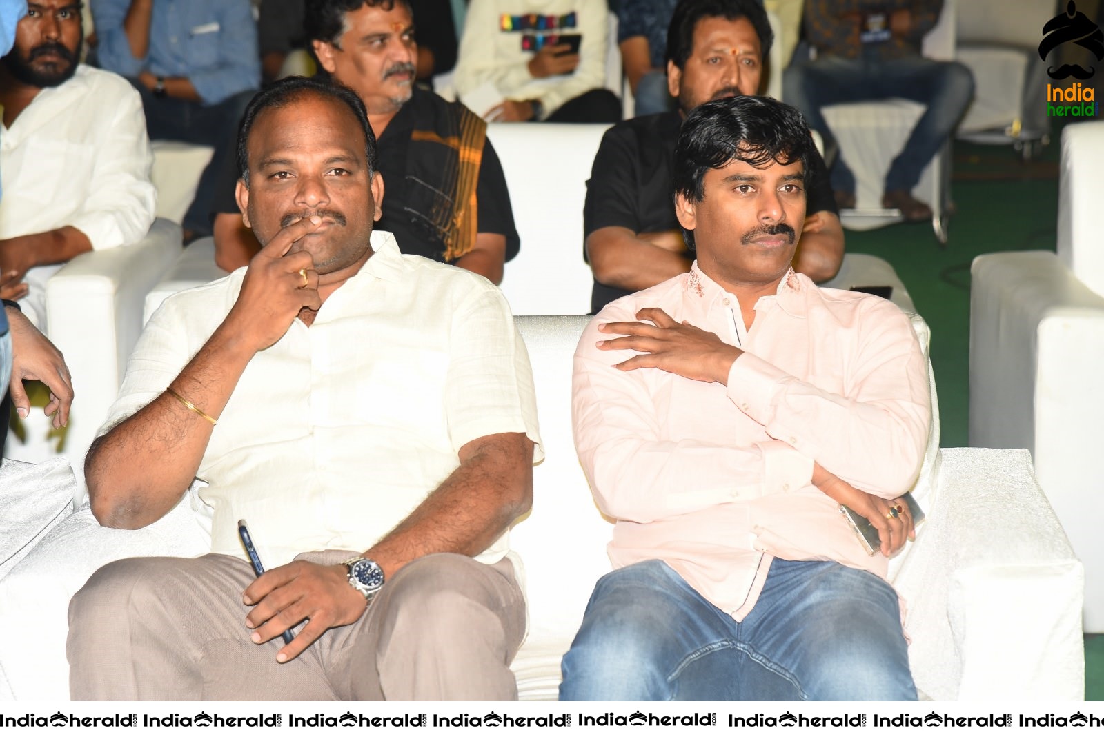 Actors discuss and have a lighter moment at Arjun Suravaram Pre Release Event Set 1