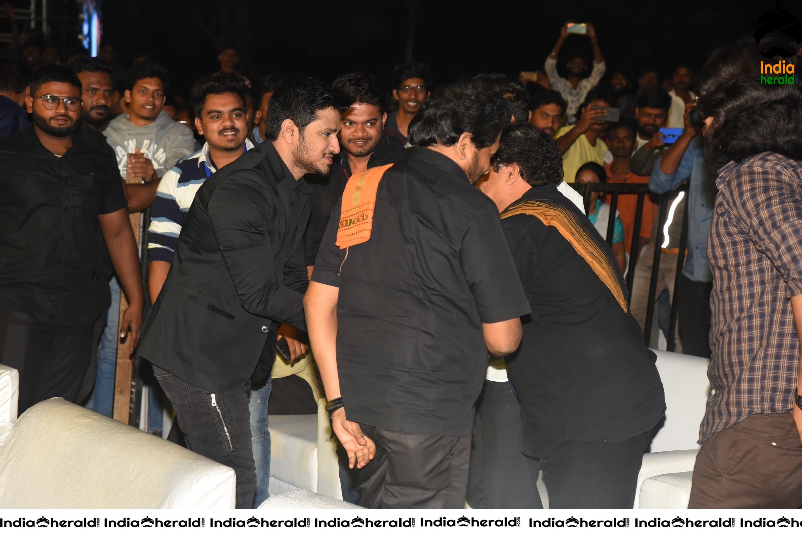 Actors discuss and have a lighter moment at Arjun Suravaram Pre Release Event Set 1