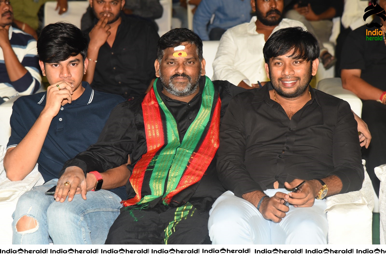 Actors discuss and have a lighter moment at Arjun Suravaram Pre Release Event Set 1