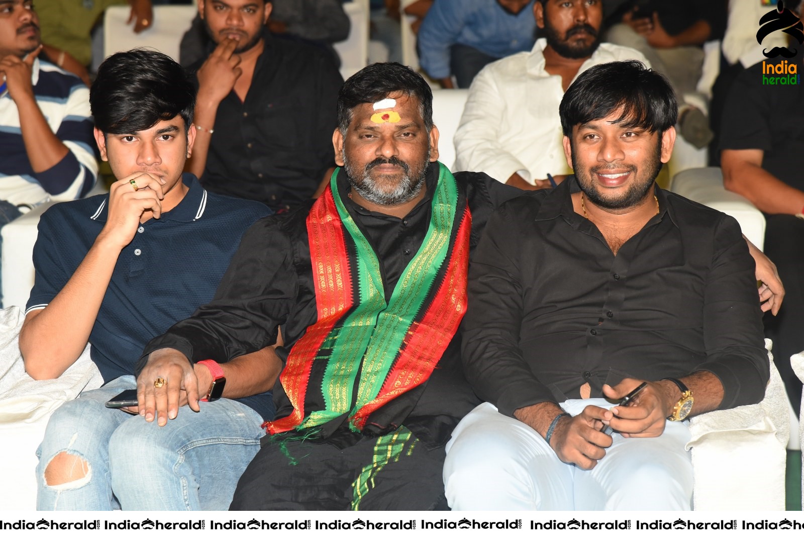 Actors discuss and have a lighter moment at Arjun Suravaram Pre Release Event Set 1