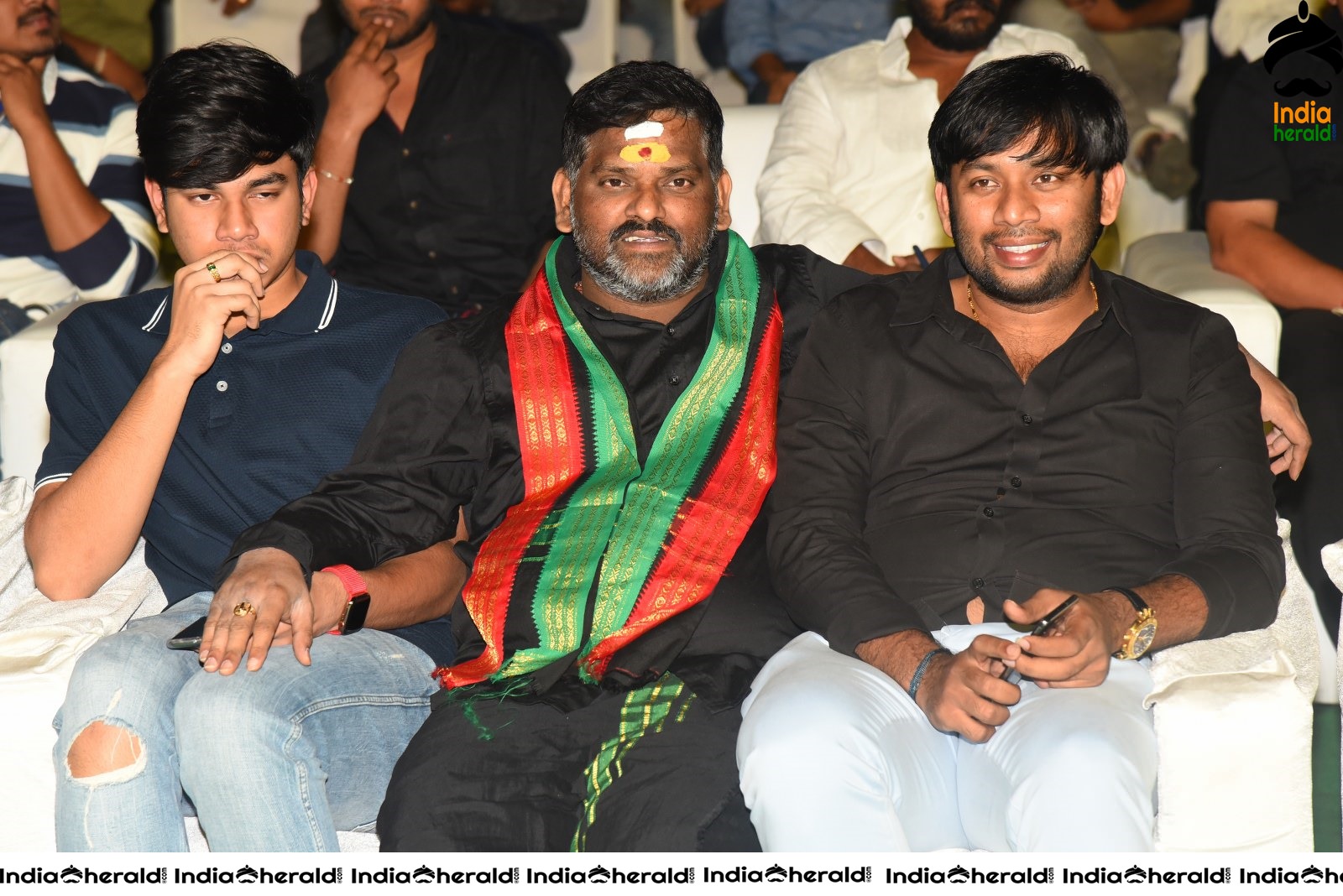 Actors discuss and have a lighter moment at Arjun Suravaram Pre Release Event Set 1