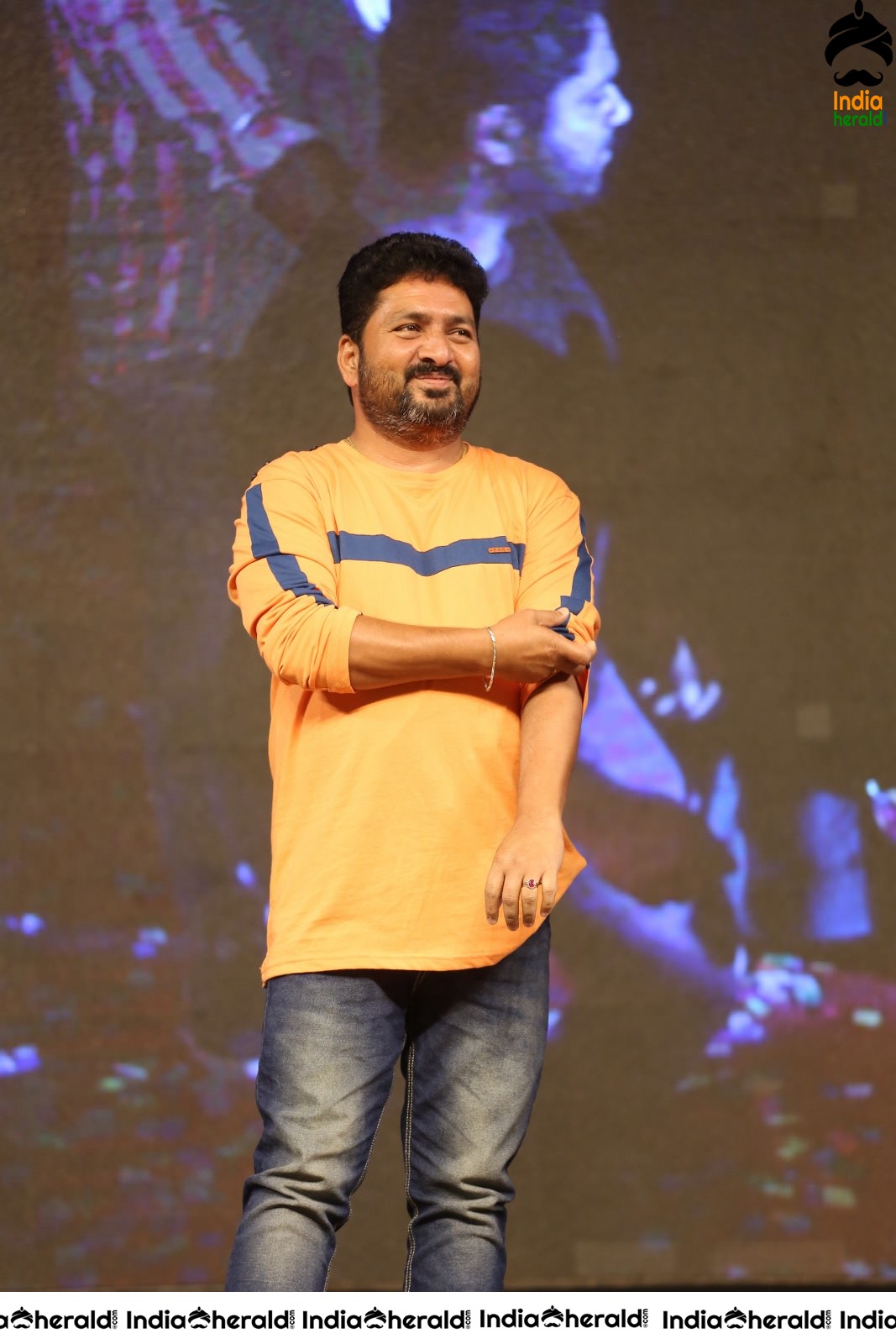 Actors entering at Bheeshma Pre Release Event