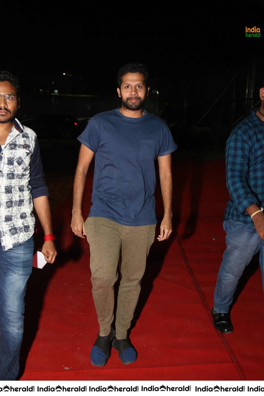Actors entering at Bheeshma Pre Release Event