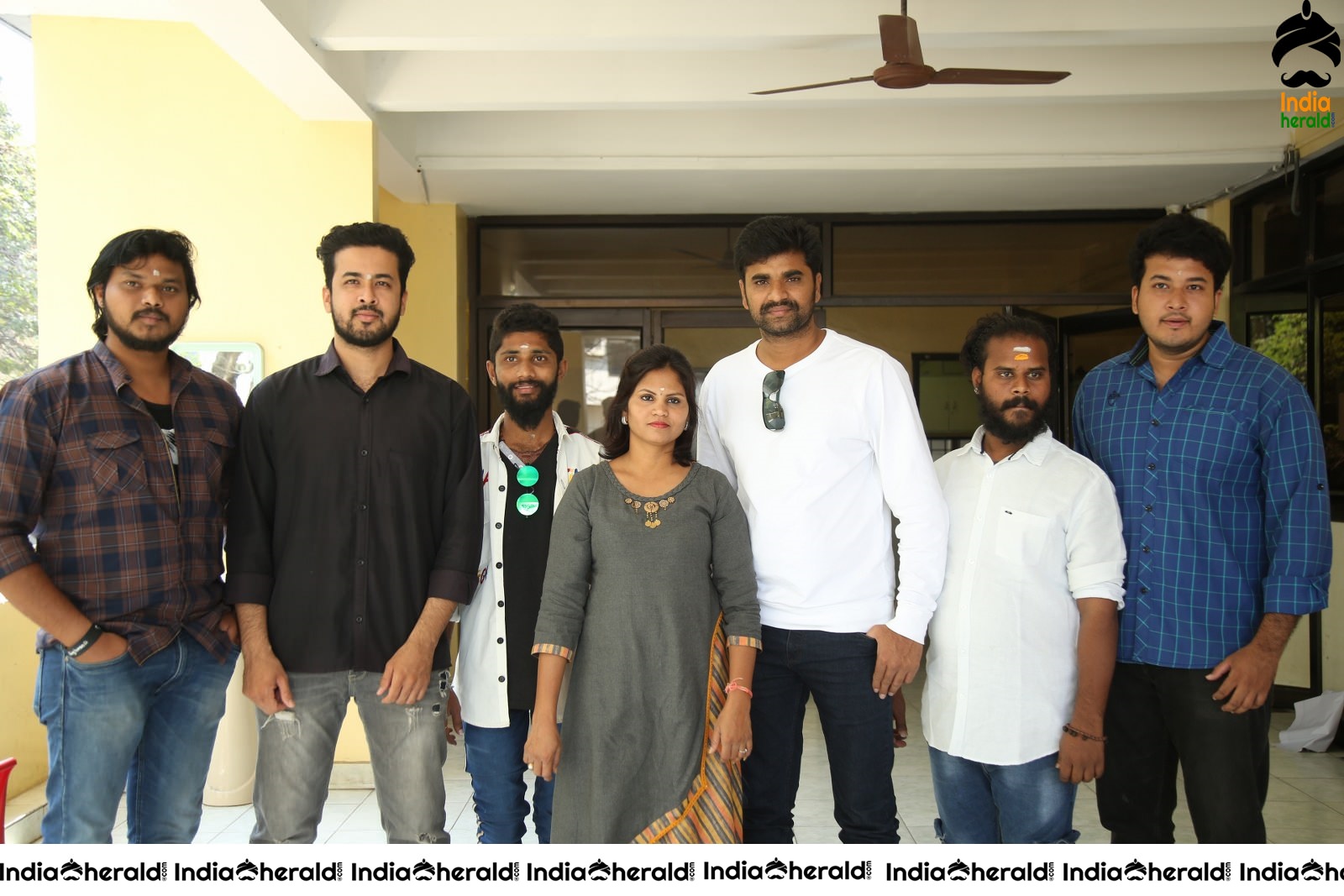 Actors Group Photos and Speech at Puncher Movie meet