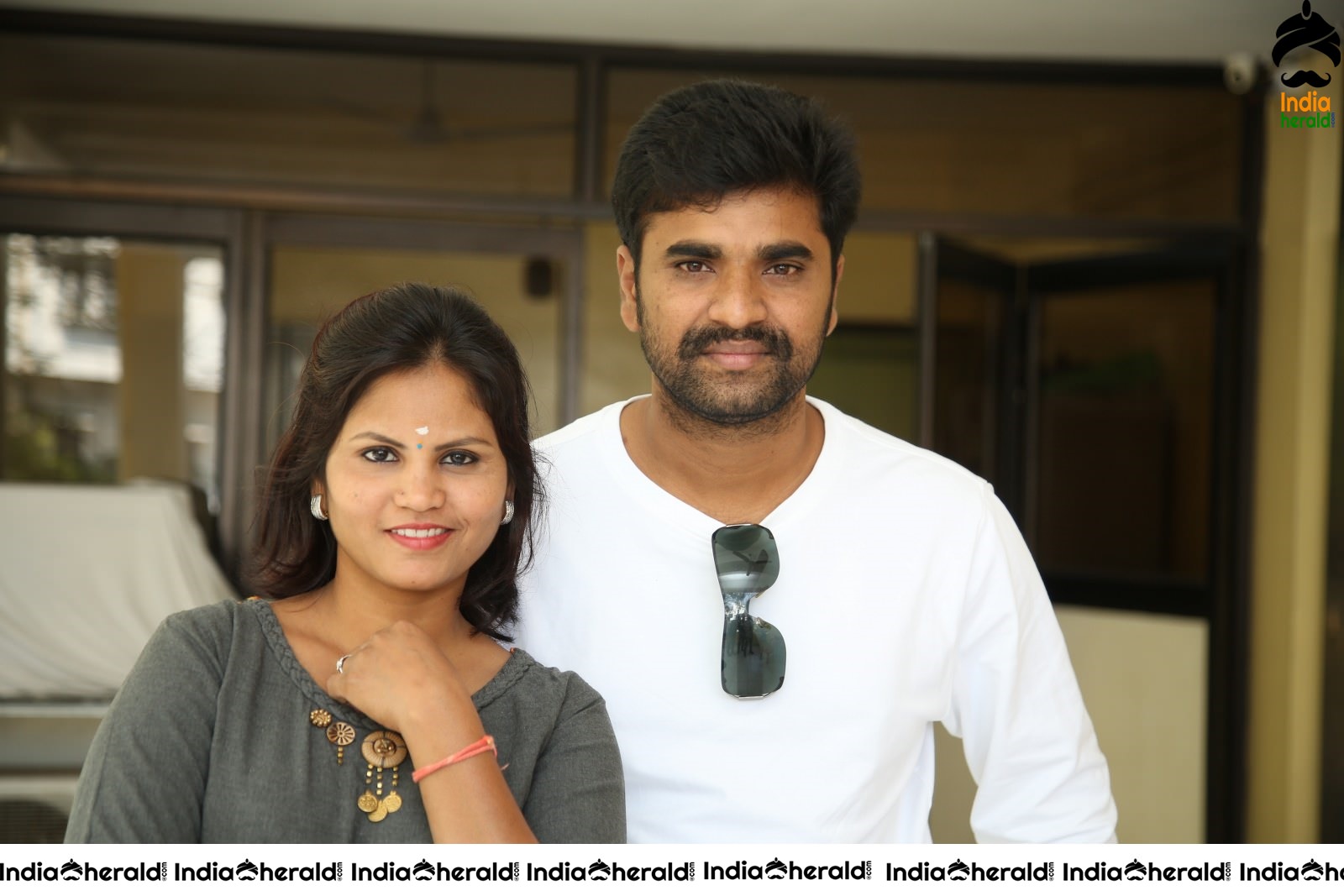 Actors Group Photos and Speech at Puncher Movie meet