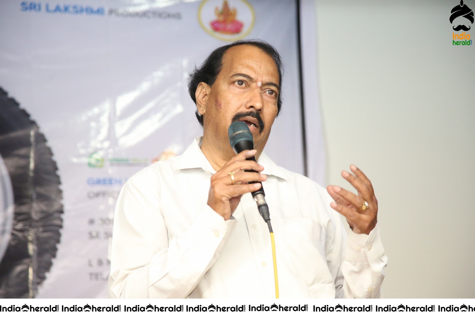 Actors Group Photos and Speech at Puncher Movie meet