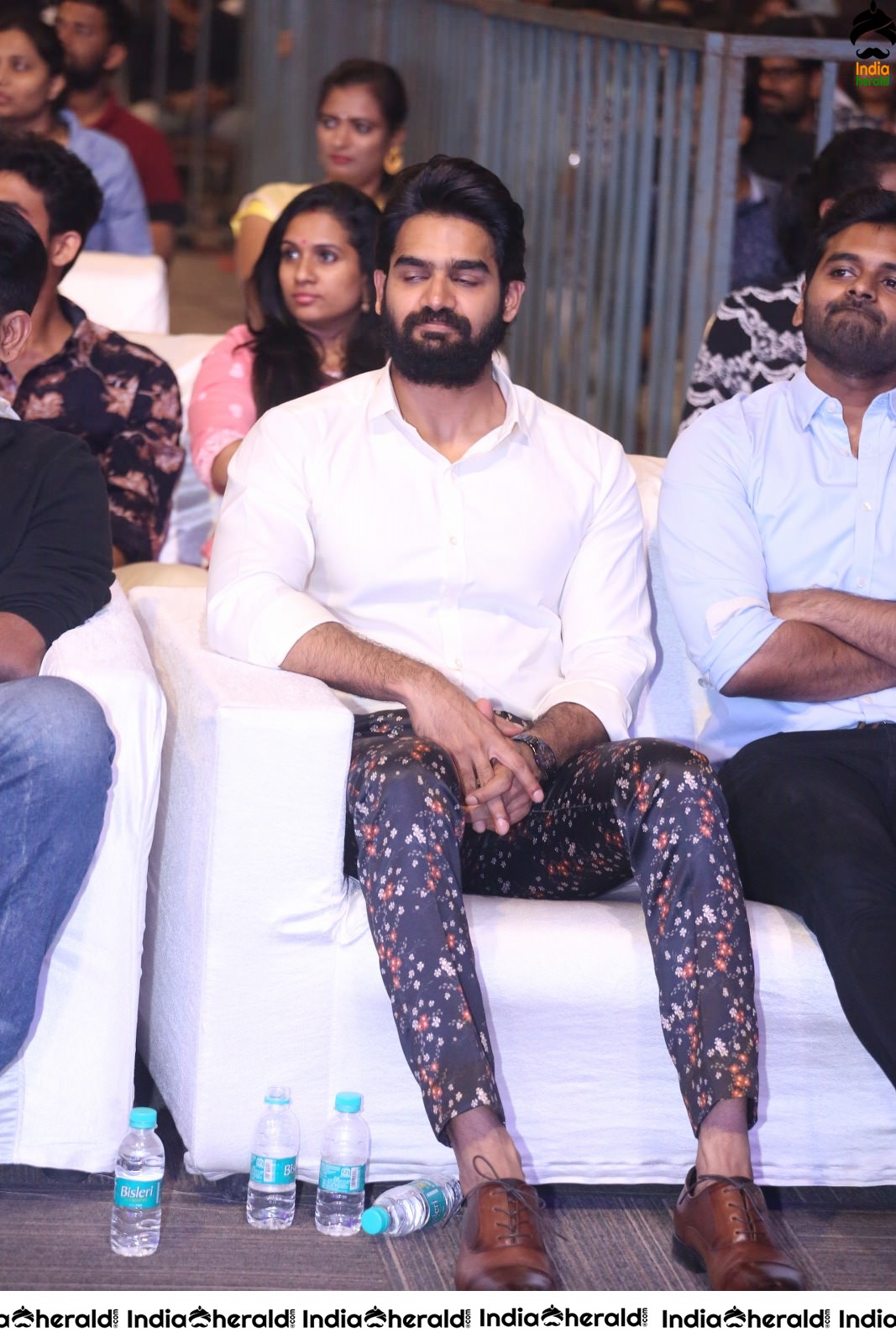 Actors Karthikeya and Sundeep Kishan seen at HIT movie event