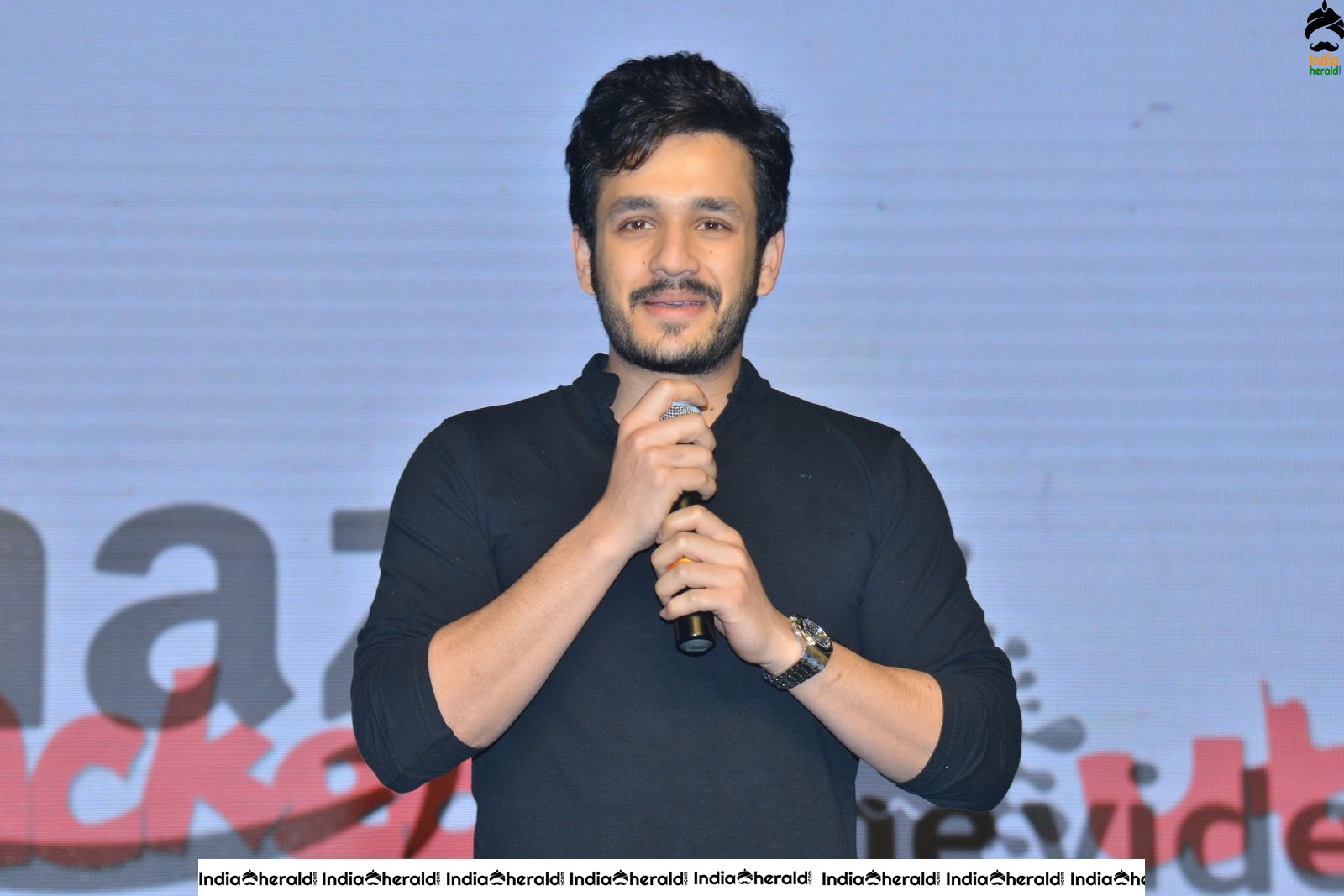 Actors King Akkineni with Akhil and Chaitanya Akkineni spotted together Set 2