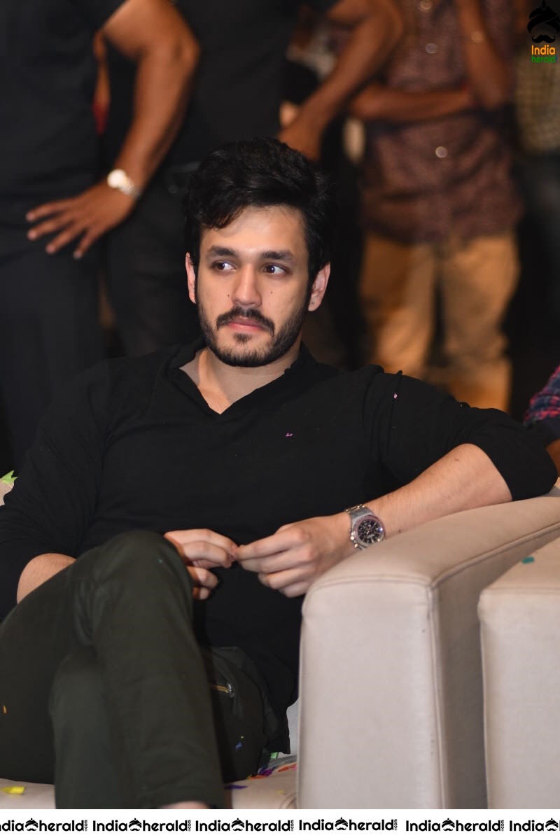 Actors King Akkineni with Akhil and Chaitanya Akkineni spotted together Set 2