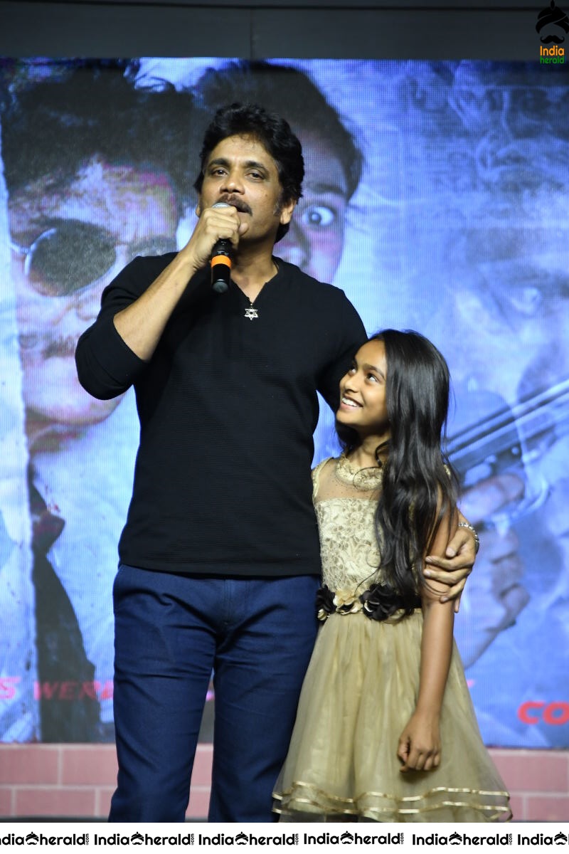 Actors King Akkineni with Akhil and Chaitanya Akkineni spotted together Set 3