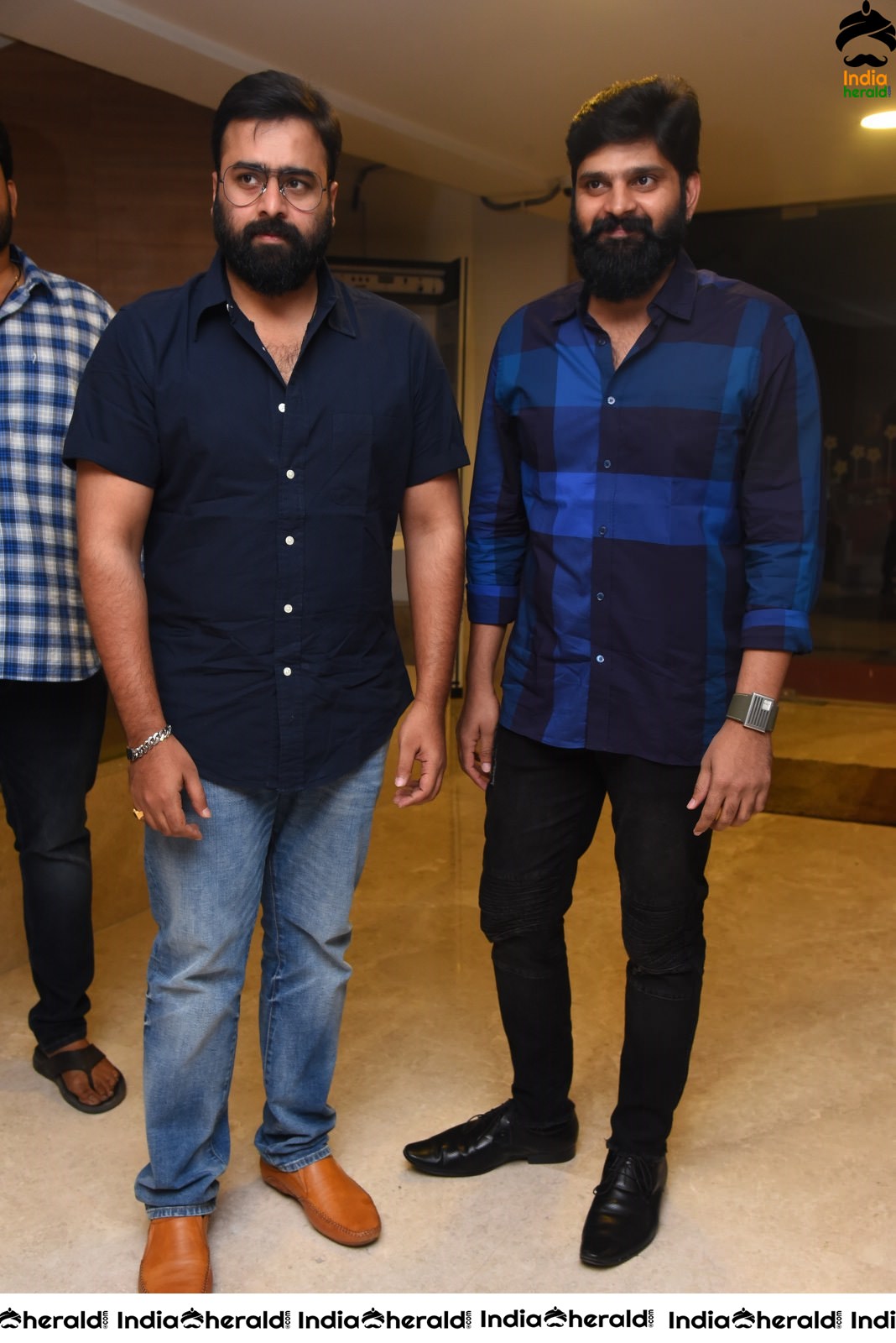 Actors Nara Rohit and Sree Vishnu Look Dashing With their Beard Looks