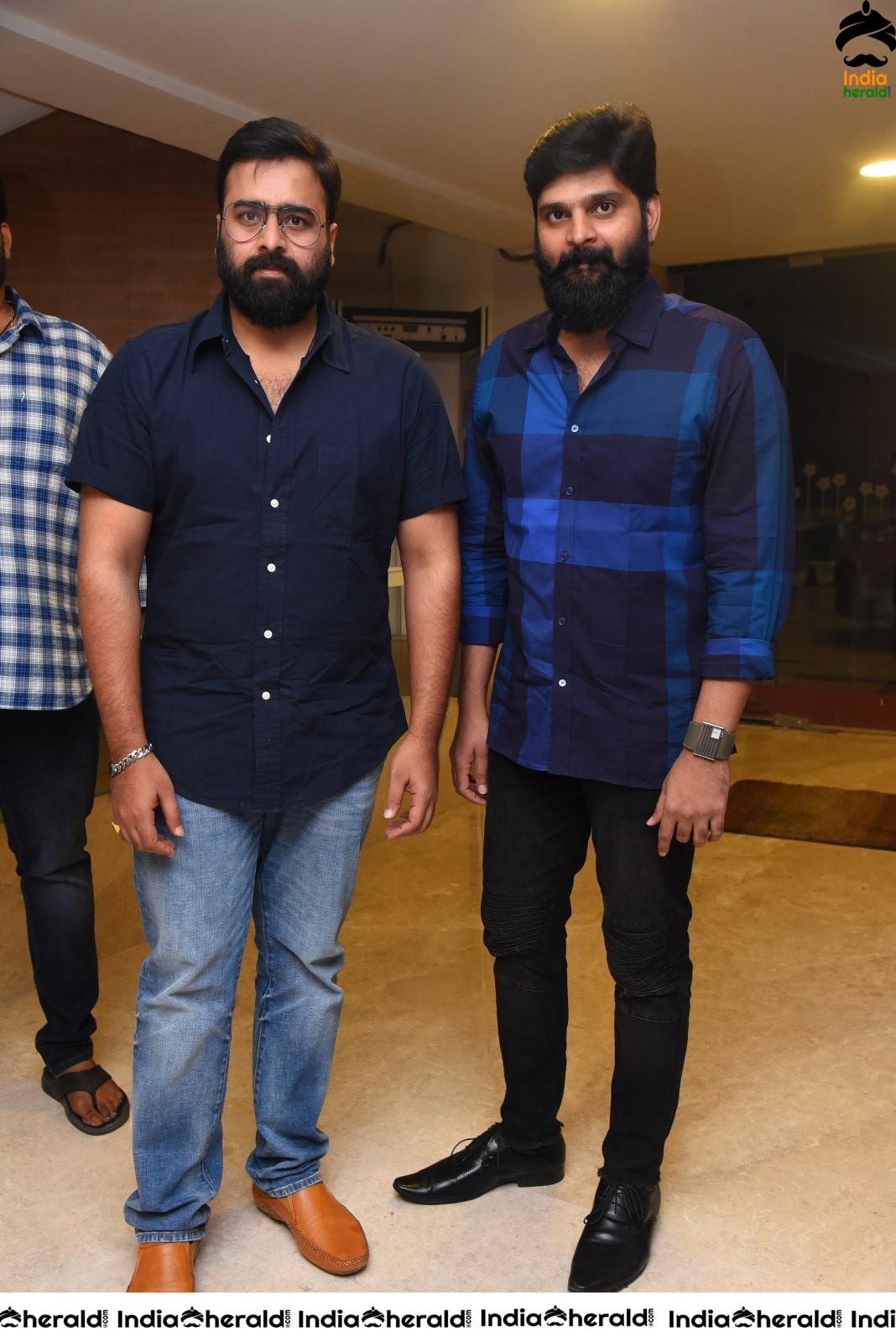 Actors Nara Rohit and Sree Vishnu Look Dashing With their Beard Looks