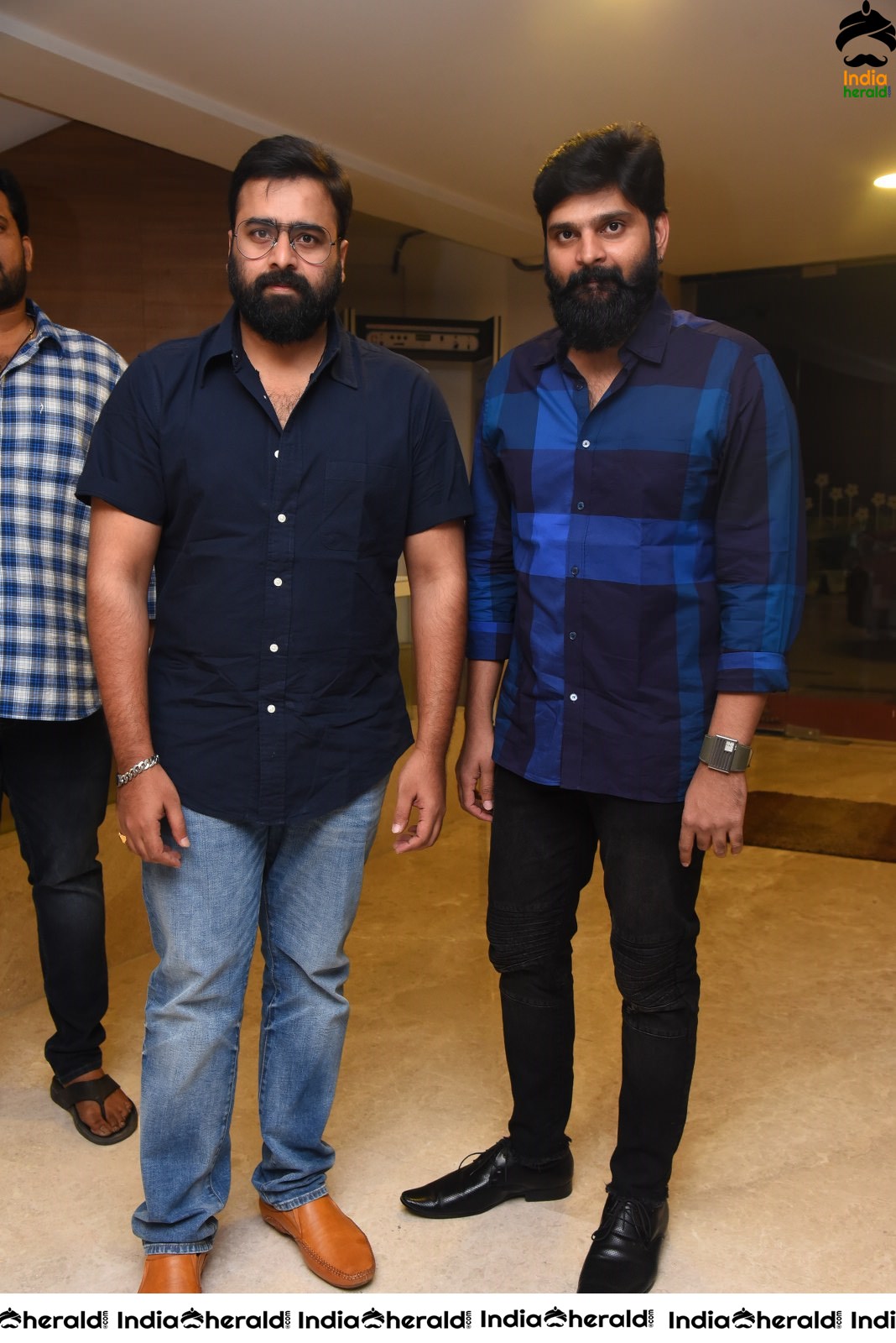 Actors Nara Rohit and Sree Vishnu Look Dashing With their Beard Looks