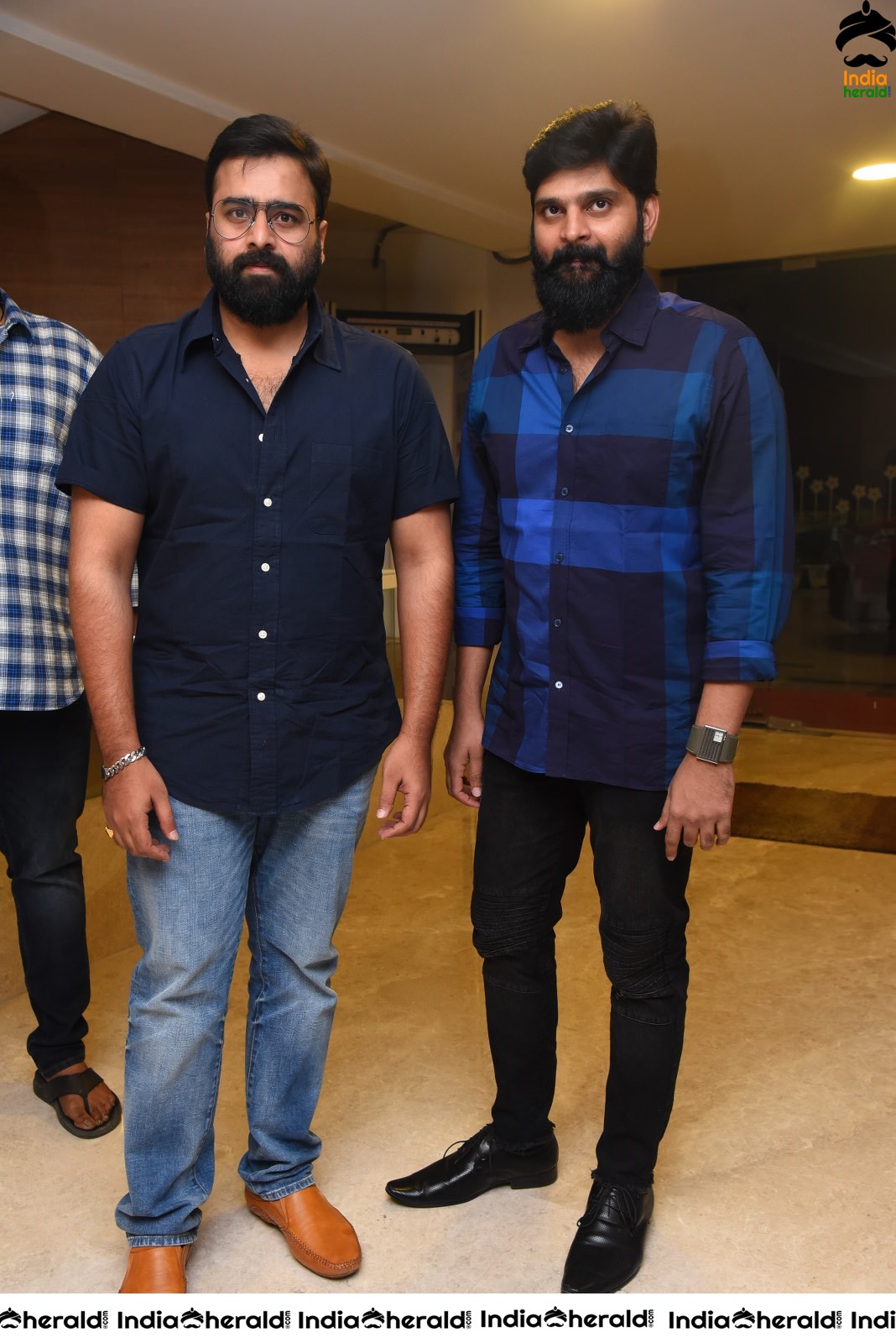 Actors Nara Rohit and Sree Vishnu Look Dashing With their Beard Looks