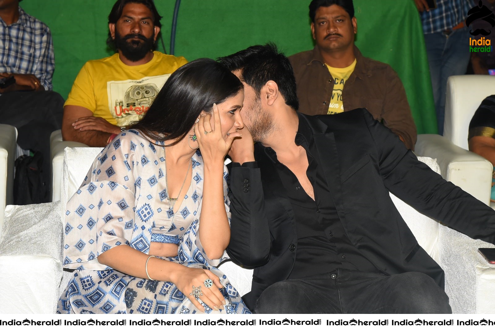 Actors Nikhil Siddhartha and Lavanya Tripathi share a light moment Set 2