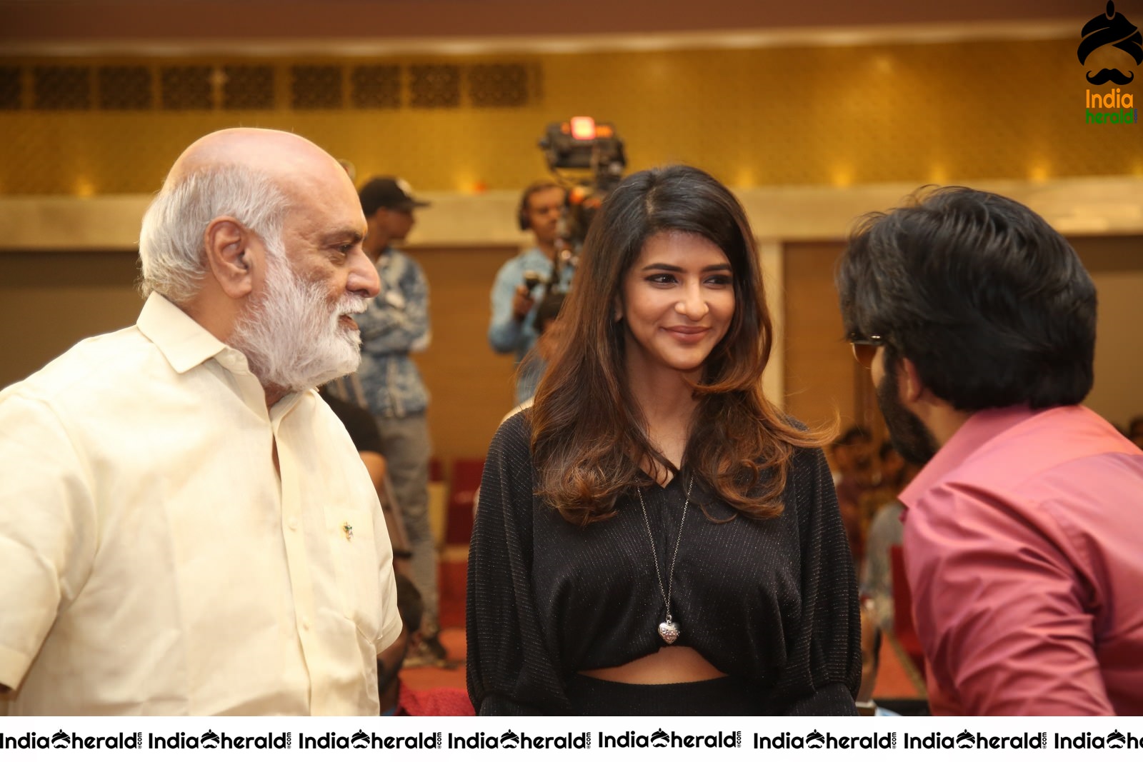 Actors of 3 Monkeys Movie spotted together with Lakshmi Manchu and K Raghavendra Rao