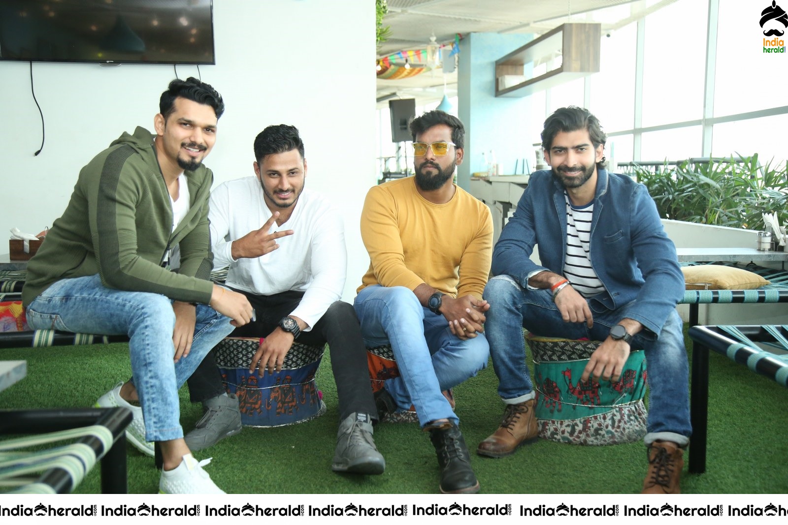 Actors of Play Movie during Press Interview Stills