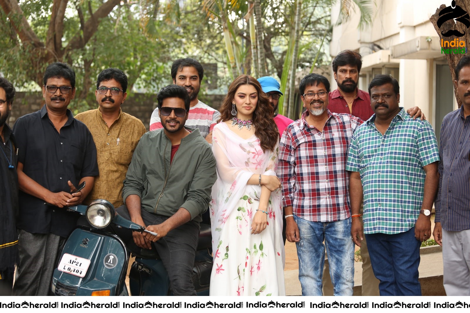 Actors of Tenali Ramakrishna BA BL take Group Photos at the press meet Set 1