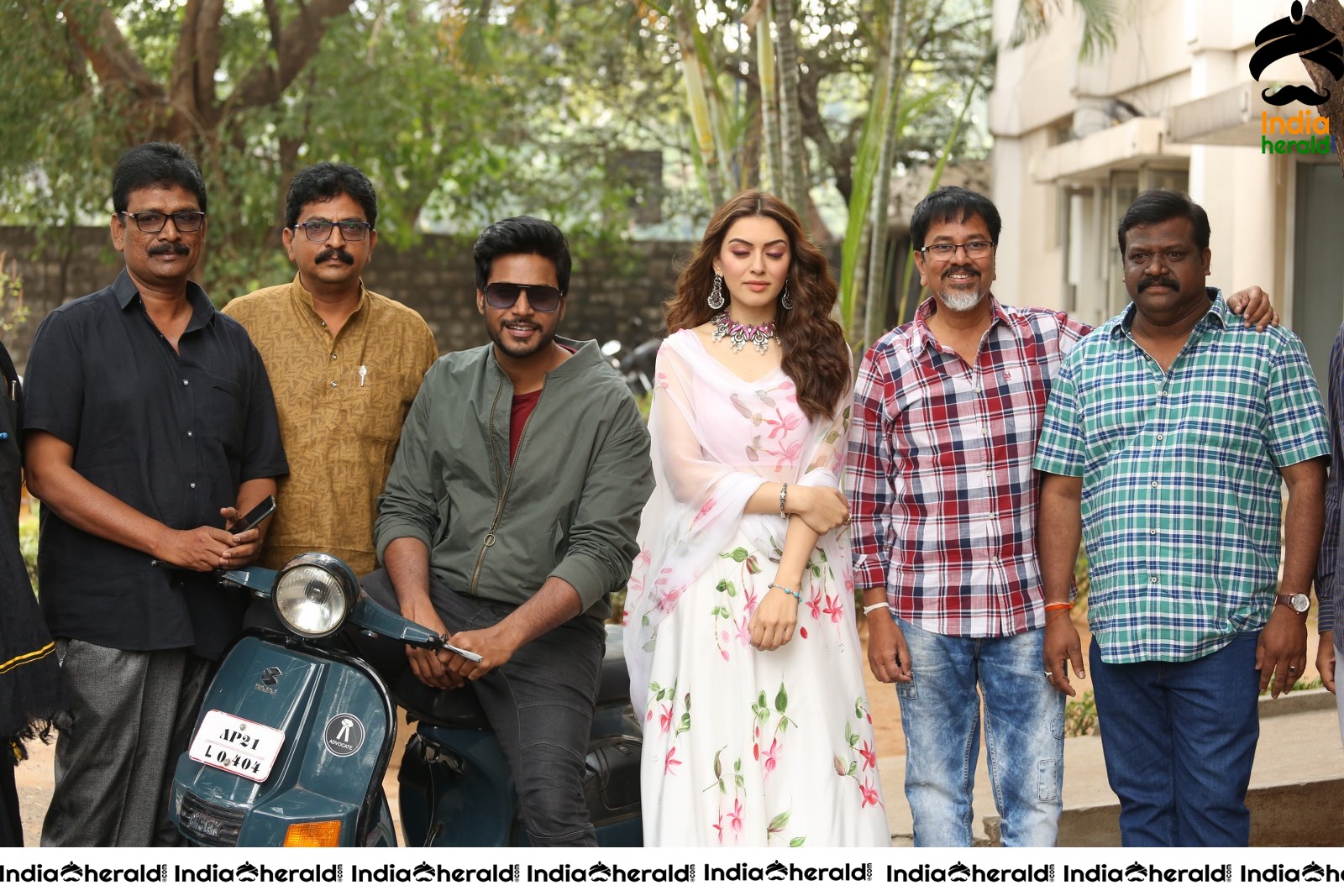 Actors of Tenali Ramakrishna BA BL take Group Photos at the press meet Set 1