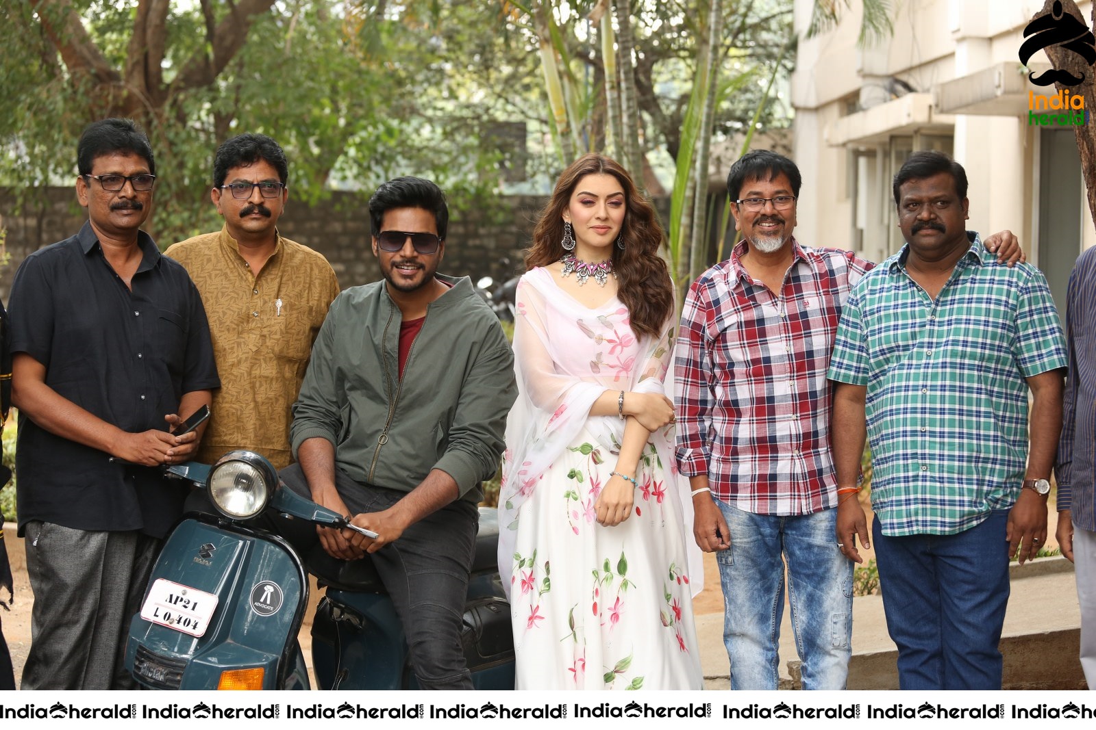 Actors of Tenali Ramakrishna BA BL take Group Photos at the press meet Set 1