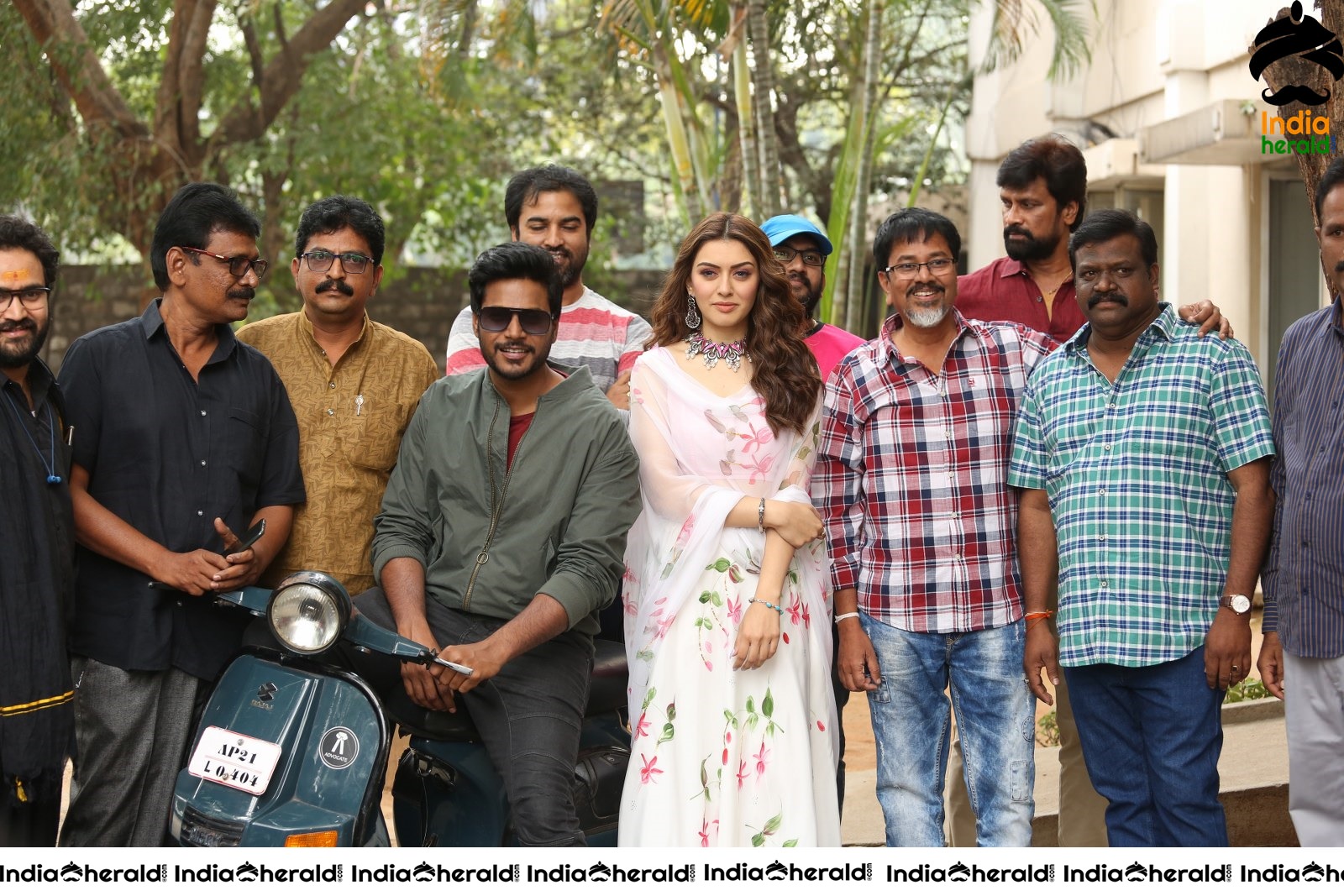 Actors of Tenali Ramakrishna BA BL take Group Photos at the press meet Set 1