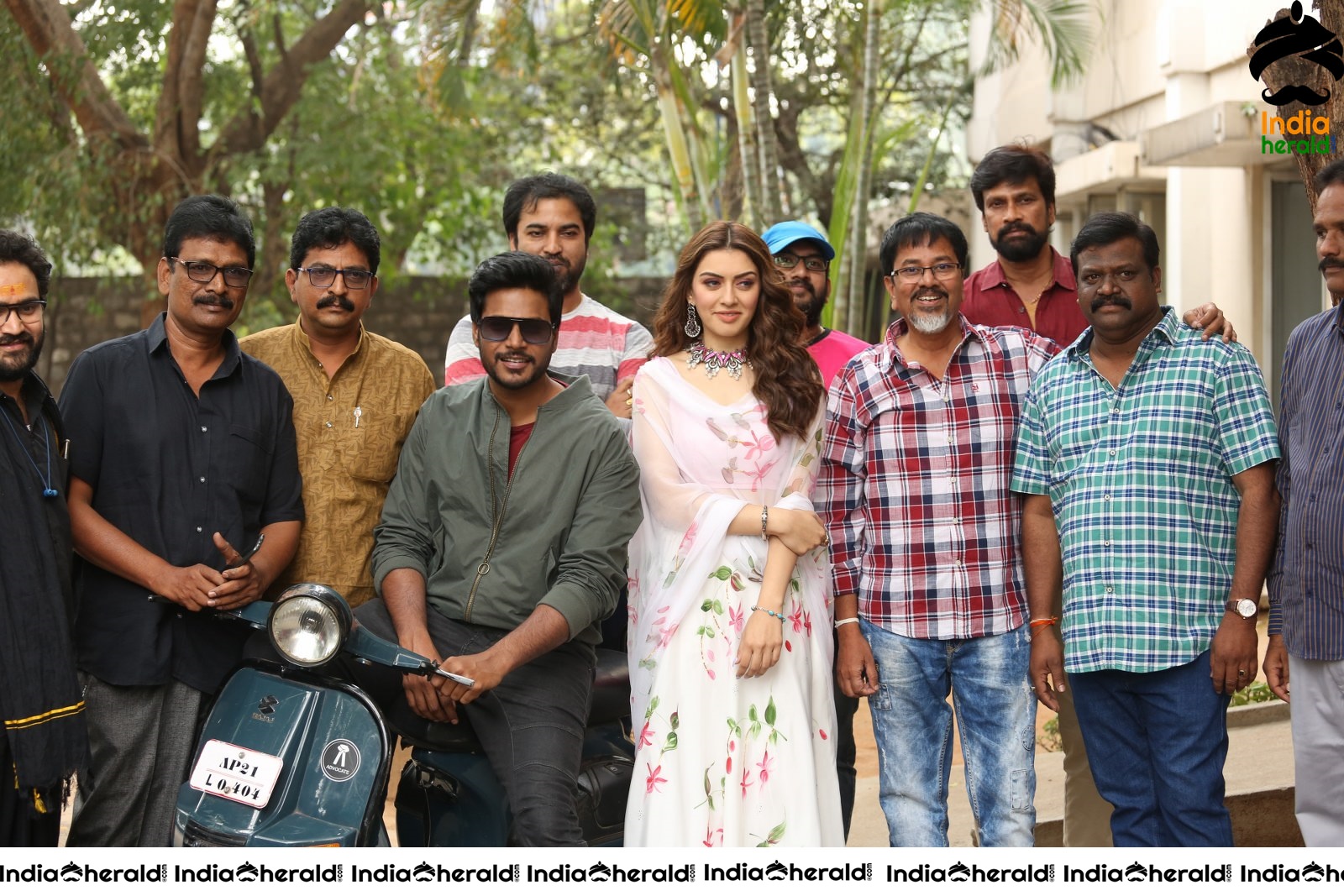 Actors of Tenali Ramakrishna BA BL take Group Photos at the press meet Set 1