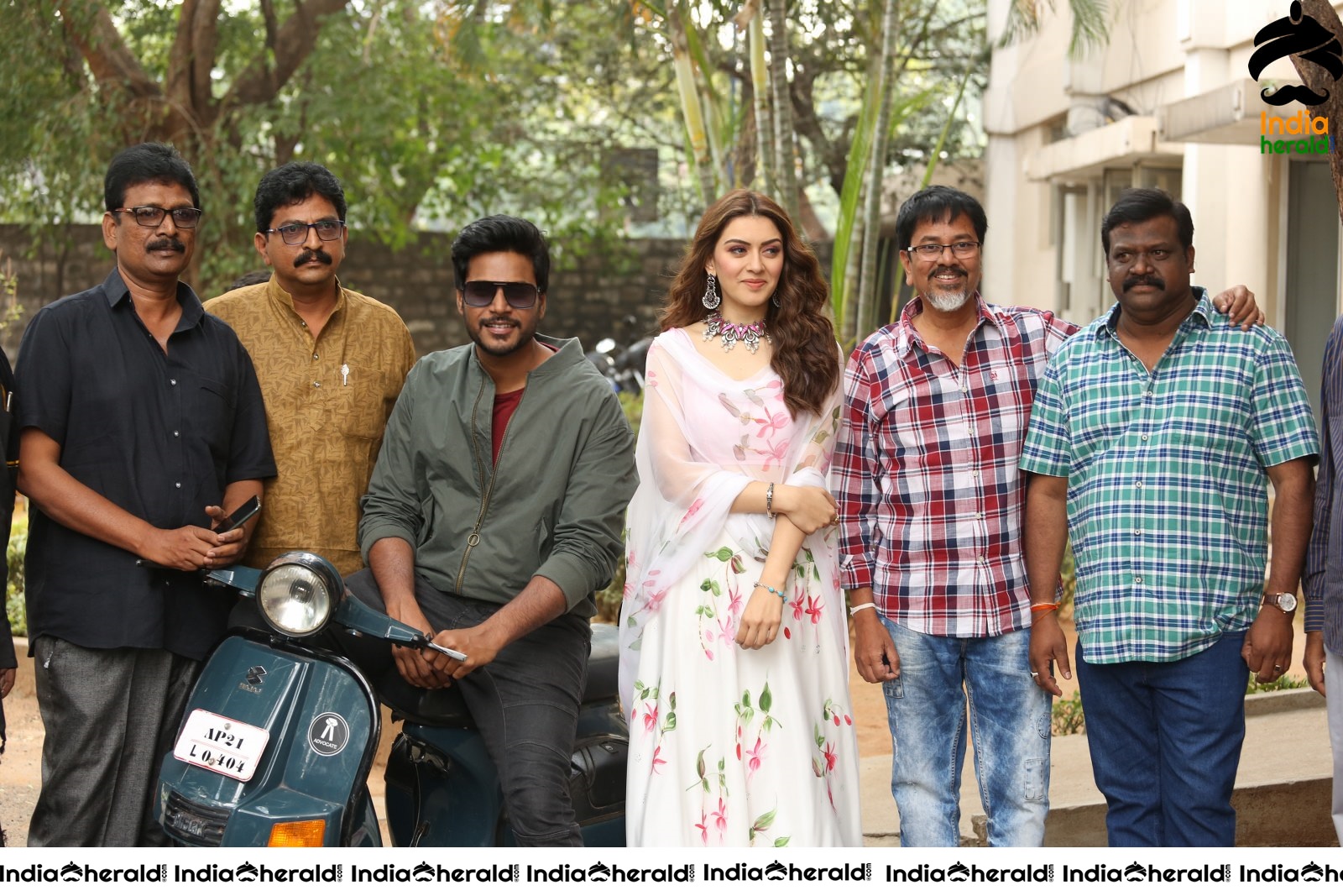 Actors of Tenali Ramakrishna BA BL take Group Photos at the press meet Set 1