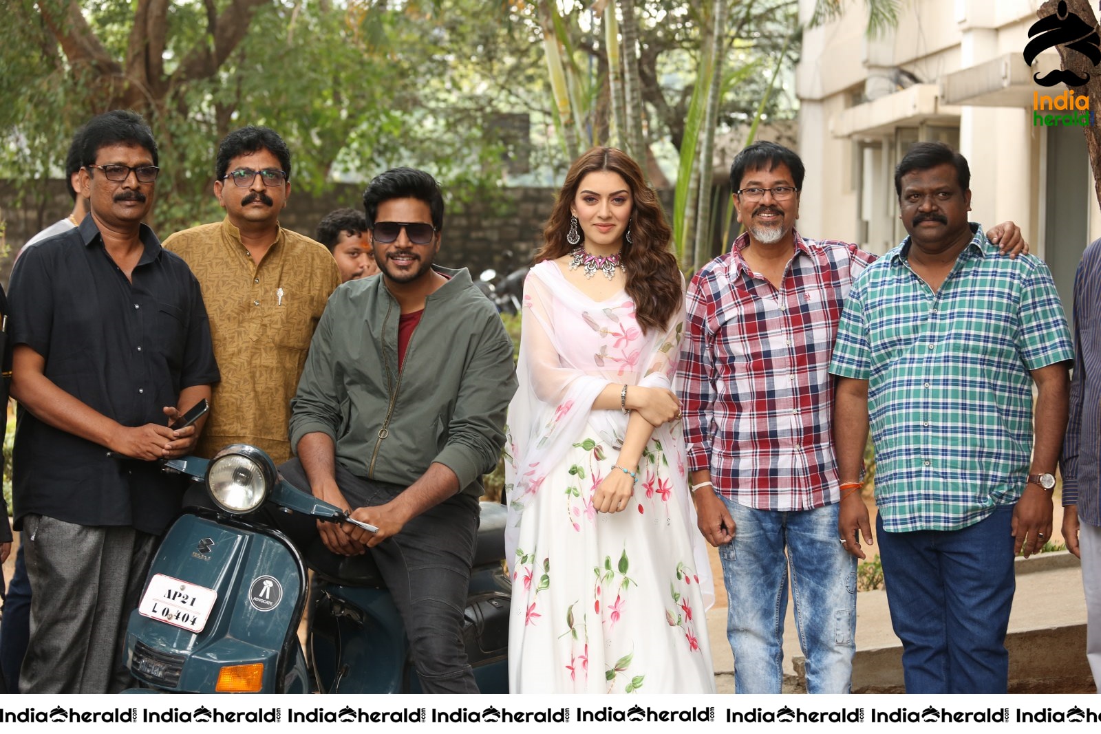 Actors of Tenali Ramakrishna BA BL take Group Photos at the press meet Set 1