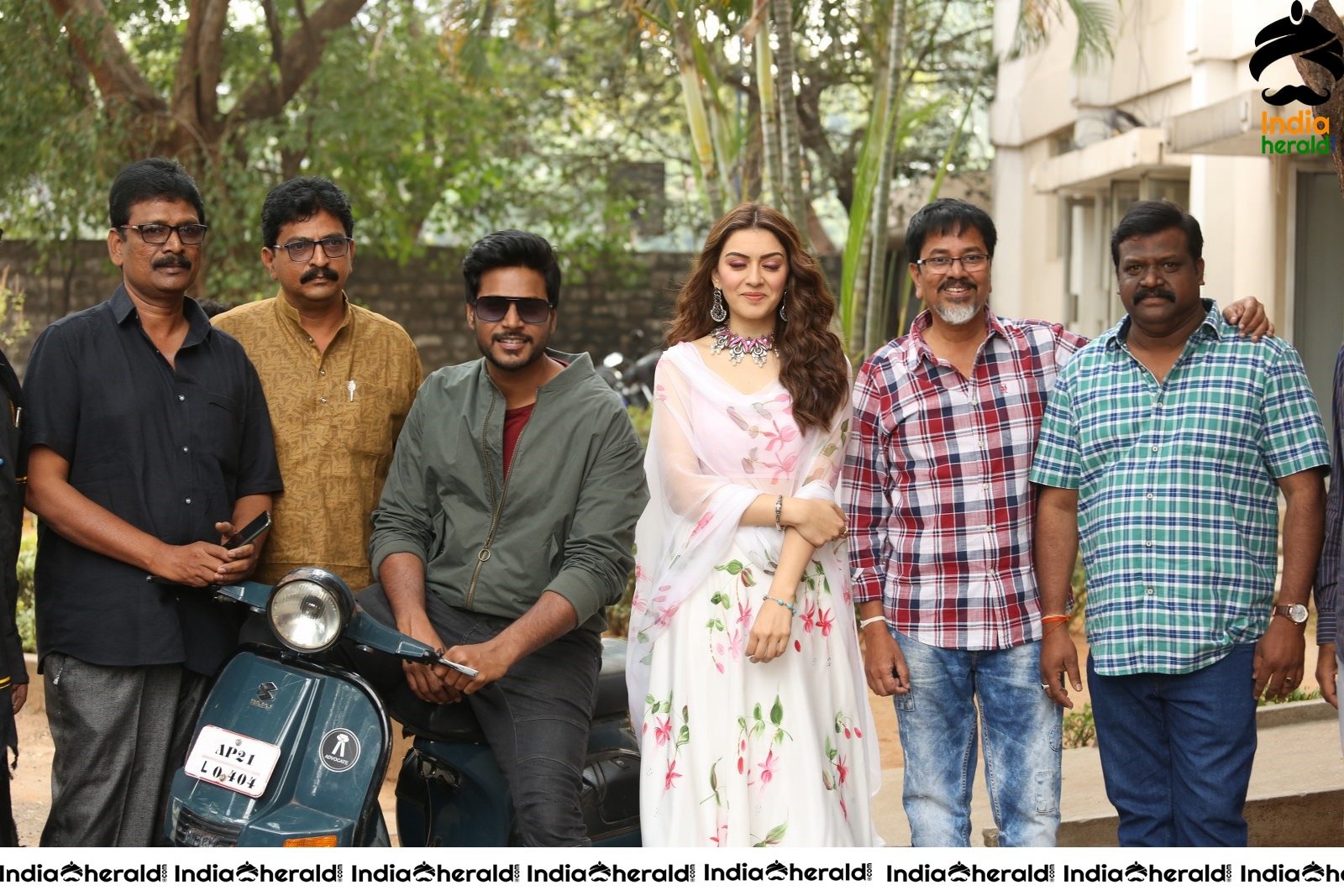 Actors of Tenali Ramakrishna BA BL take Group Photos at the press meet Set 1