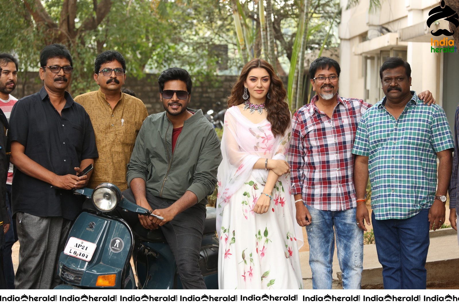 Actors of Tenali Ramakrishna BA BL take Group Photos at the press meet Set 1