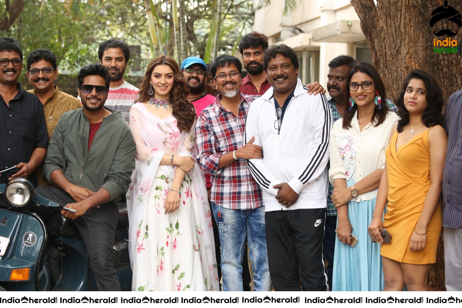 Actors of Tenali Ramakrishna BA BL take Group Photos at the press meet Set 2