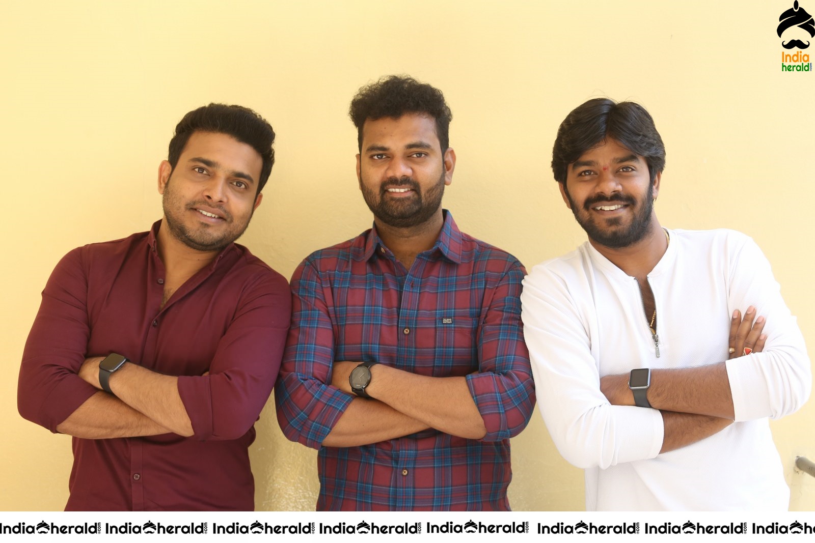 Actors photos of 3 Monkeys Movie during press meet Set 2