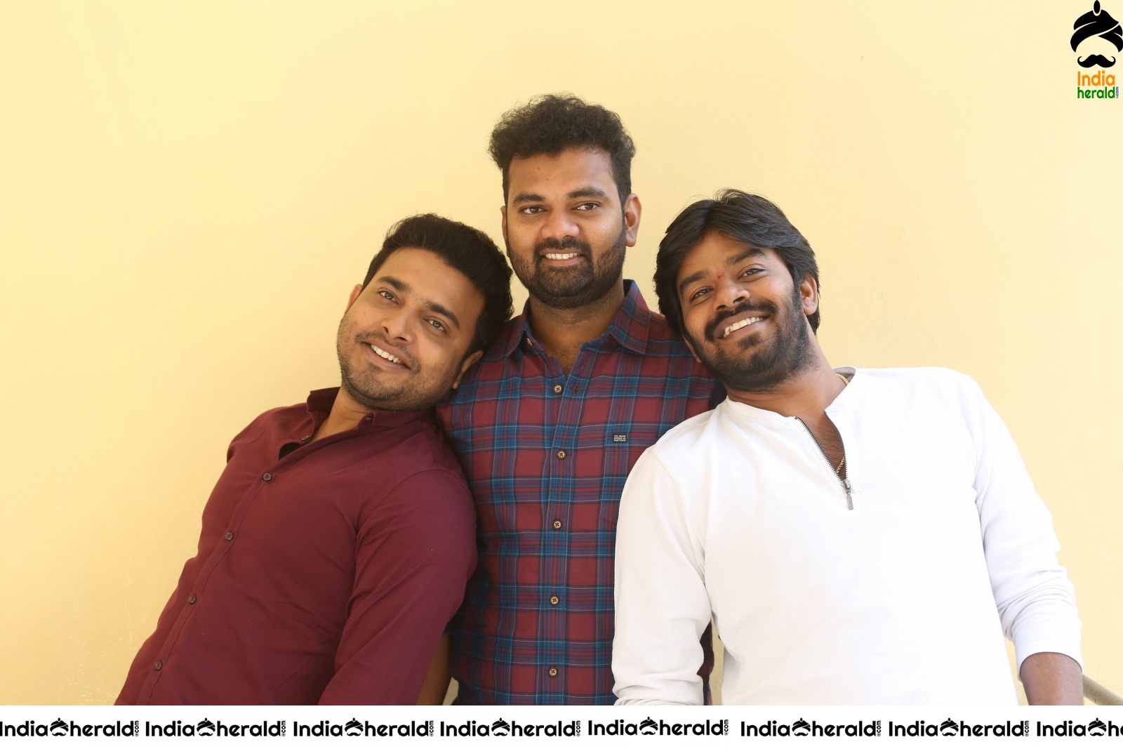 Actors photos of 3 Monkeys Movie during press meet Set 2