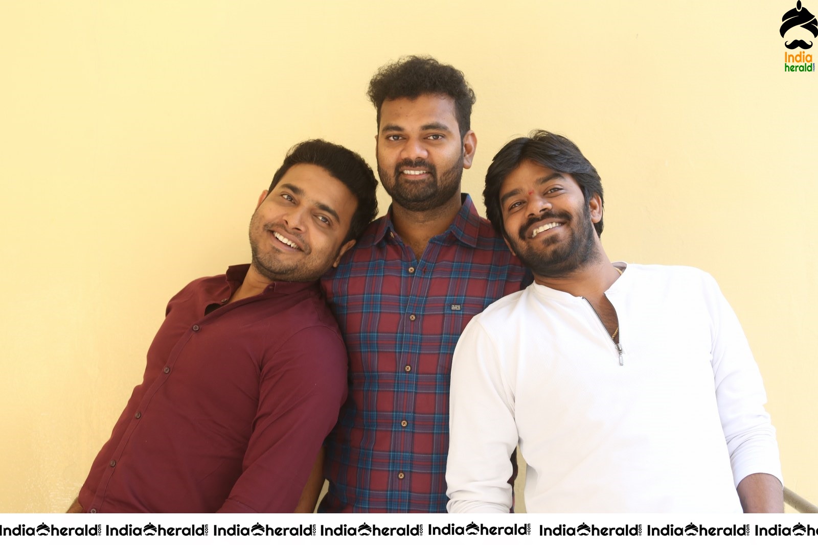 Actors photos of 3 Monkeys Movie during press meet Set 2