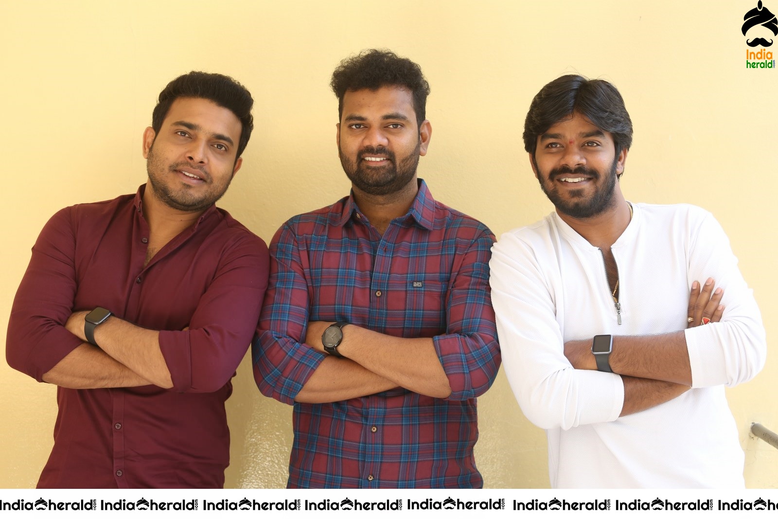 Actors photos of 3 Monkeys Movie during press meet Set 2