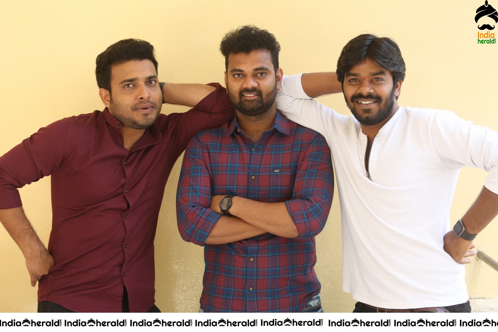 Actors photos of 3 Monkeys Movie during press meet Set 2