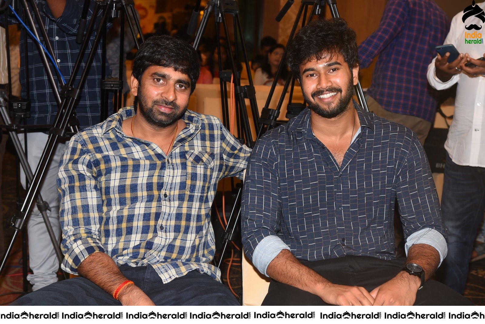 Actors Photos while attending College Kumar audio release Set 1