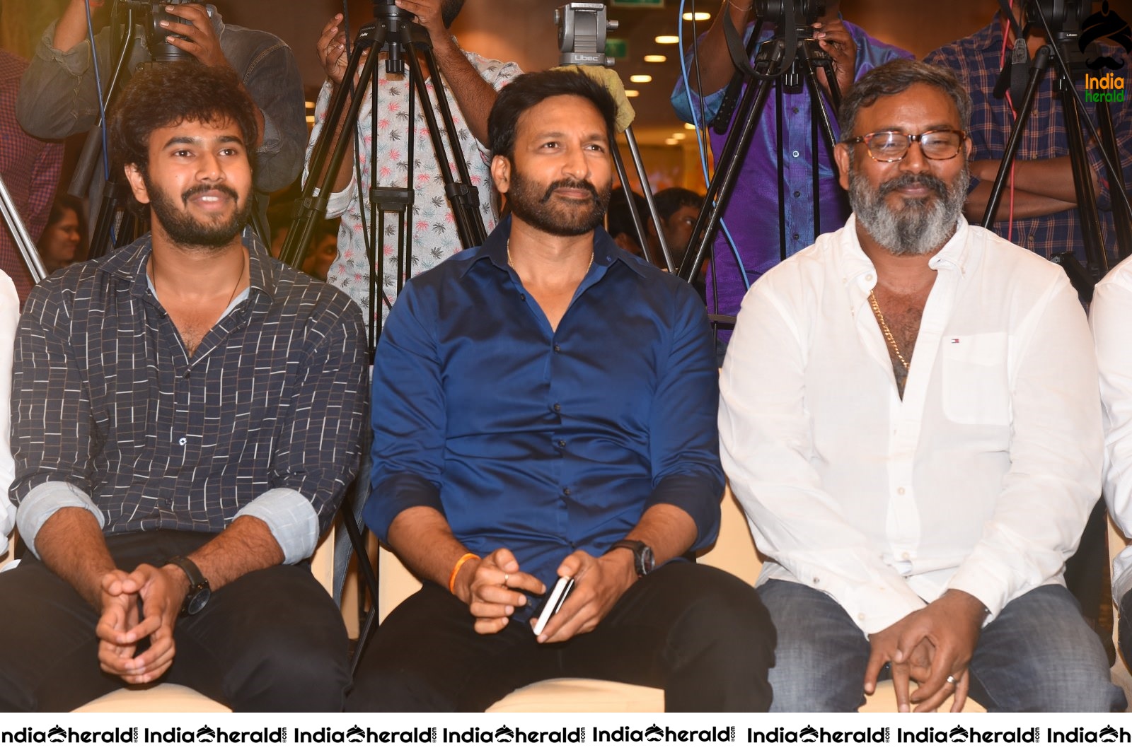 Actors Photos while attending College Kumar audio release Set 1