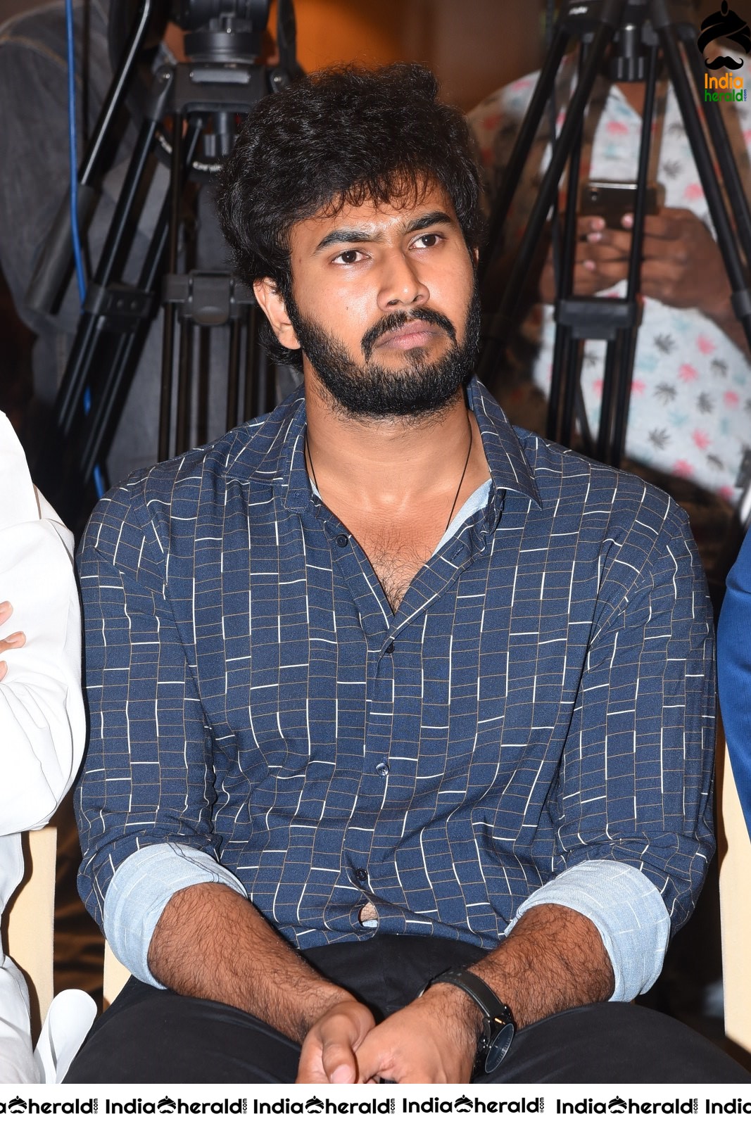 Actors Photos while attending College Kumar audio release Set 2