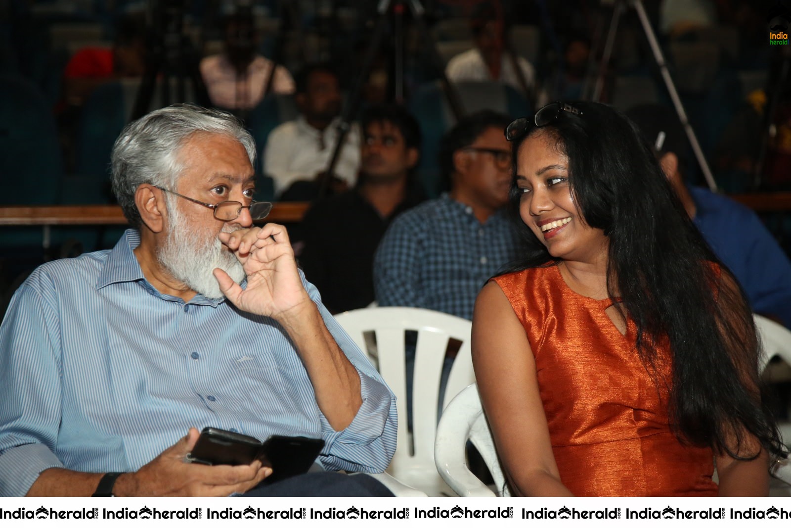 Actors Speech Photos at itlu Amma First Look launch