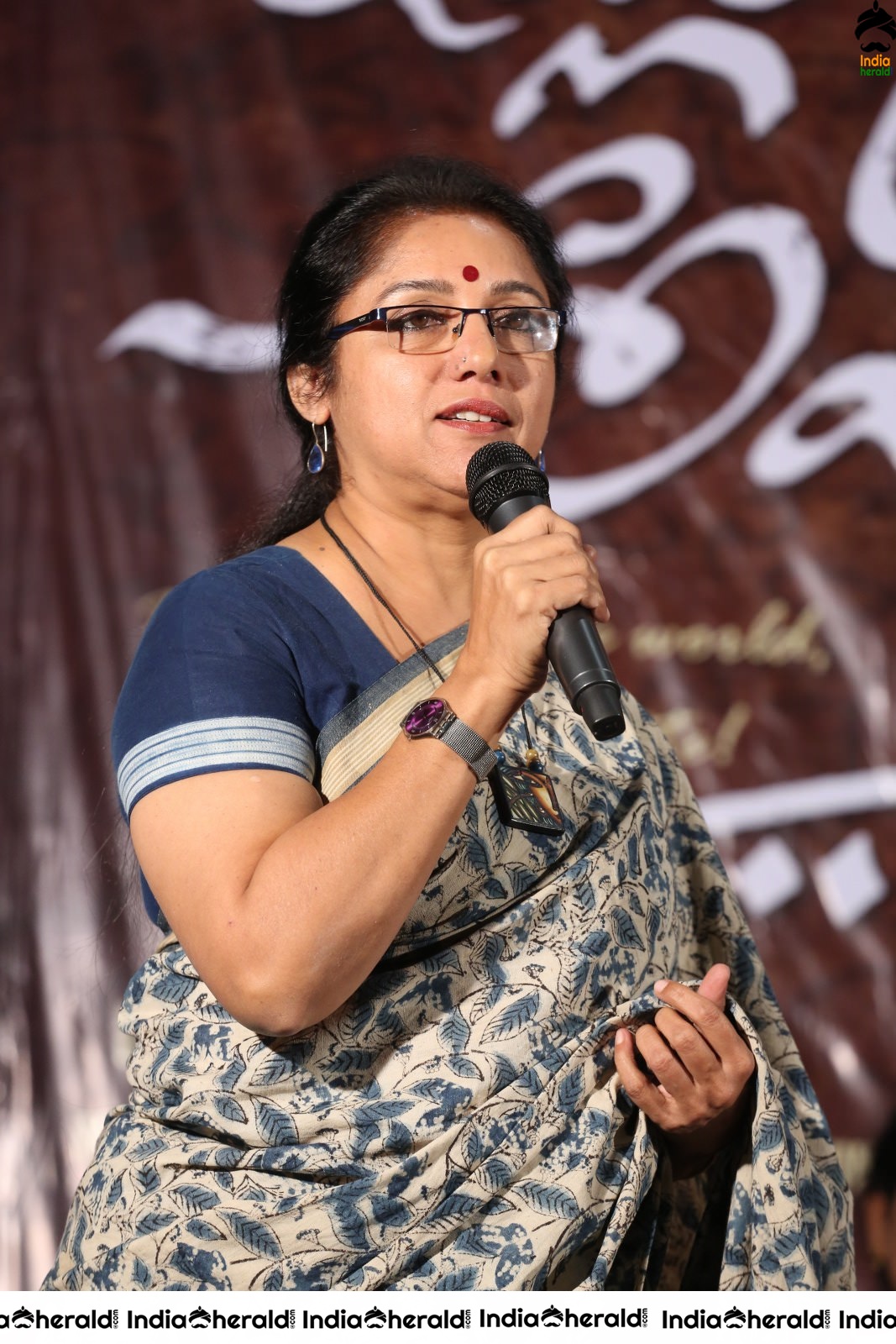 Actors Speech Photos at itlu Amma First Look launch