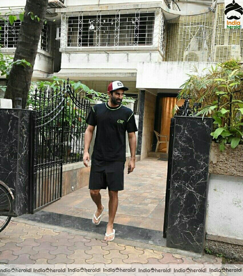 Aditya Roy Kapoor Spotted Outside In Bandra