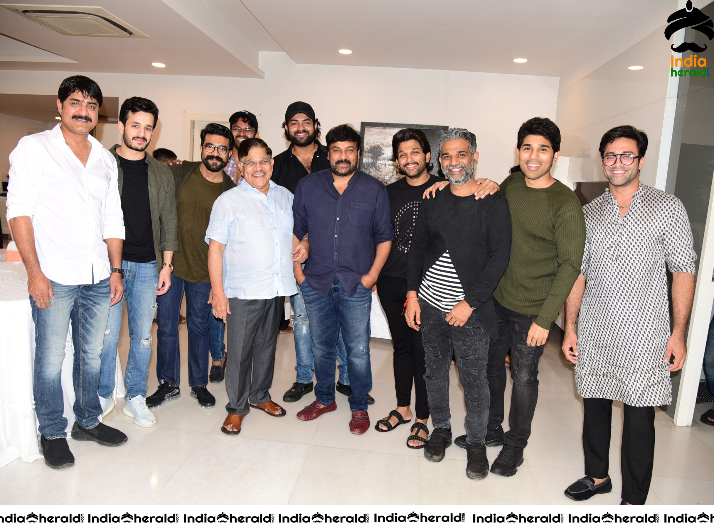 Allu Arjun and Producer Allu Aravind Hosted a Grand Success Party