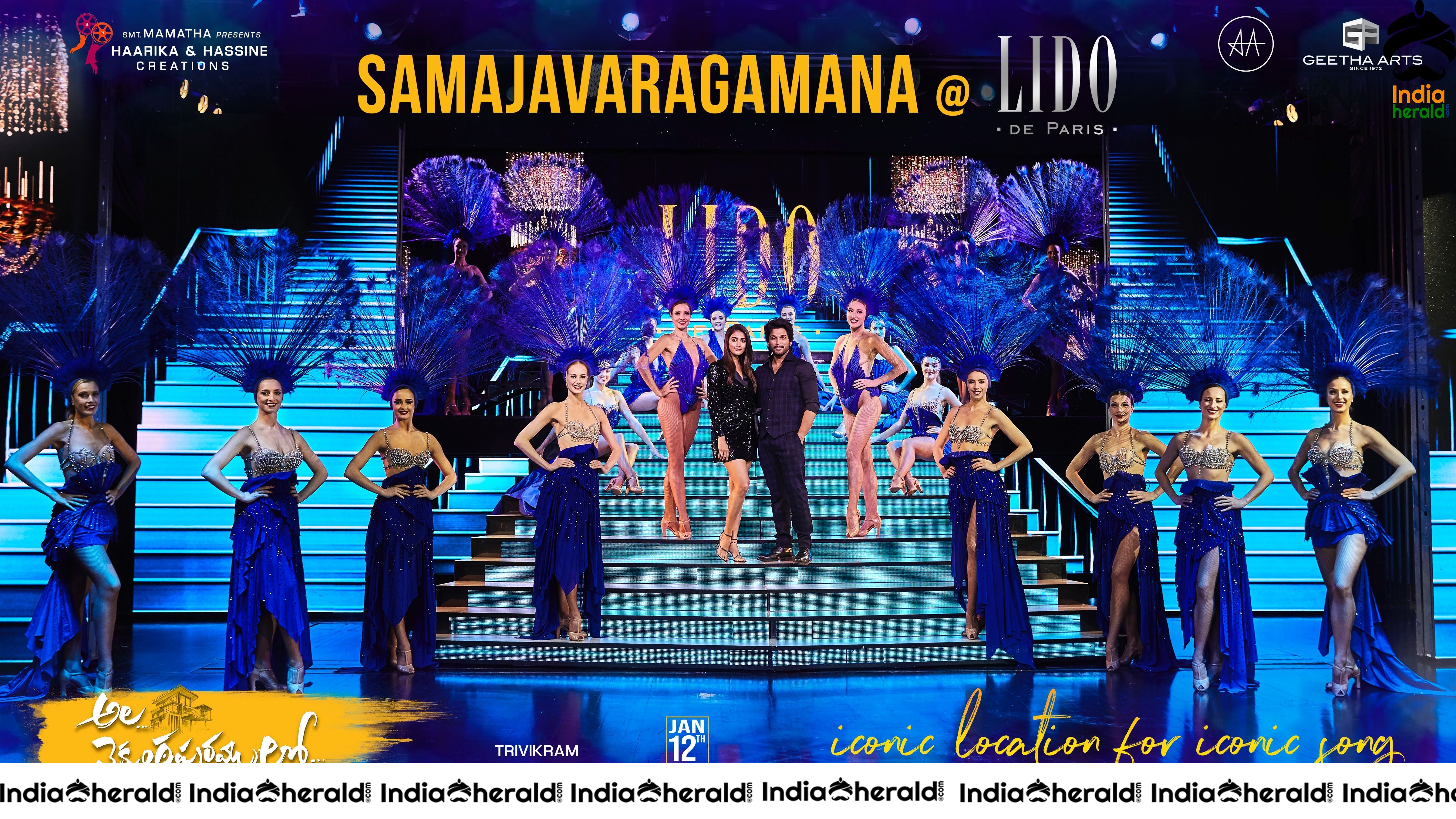 Allu Arjun becomes the first South Indian actor to shoot with Lido dance group