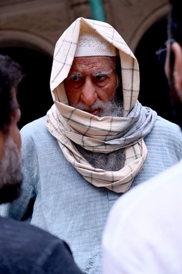 Amitabh Bachchan During Shooting Of Gulabo Sitabo