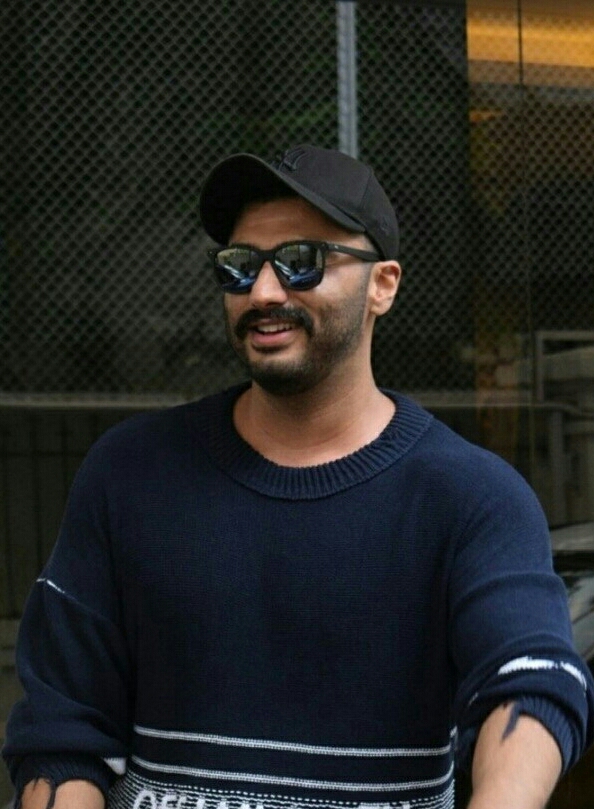 Arjun Kapoor Seen Outside Anand Pandit House