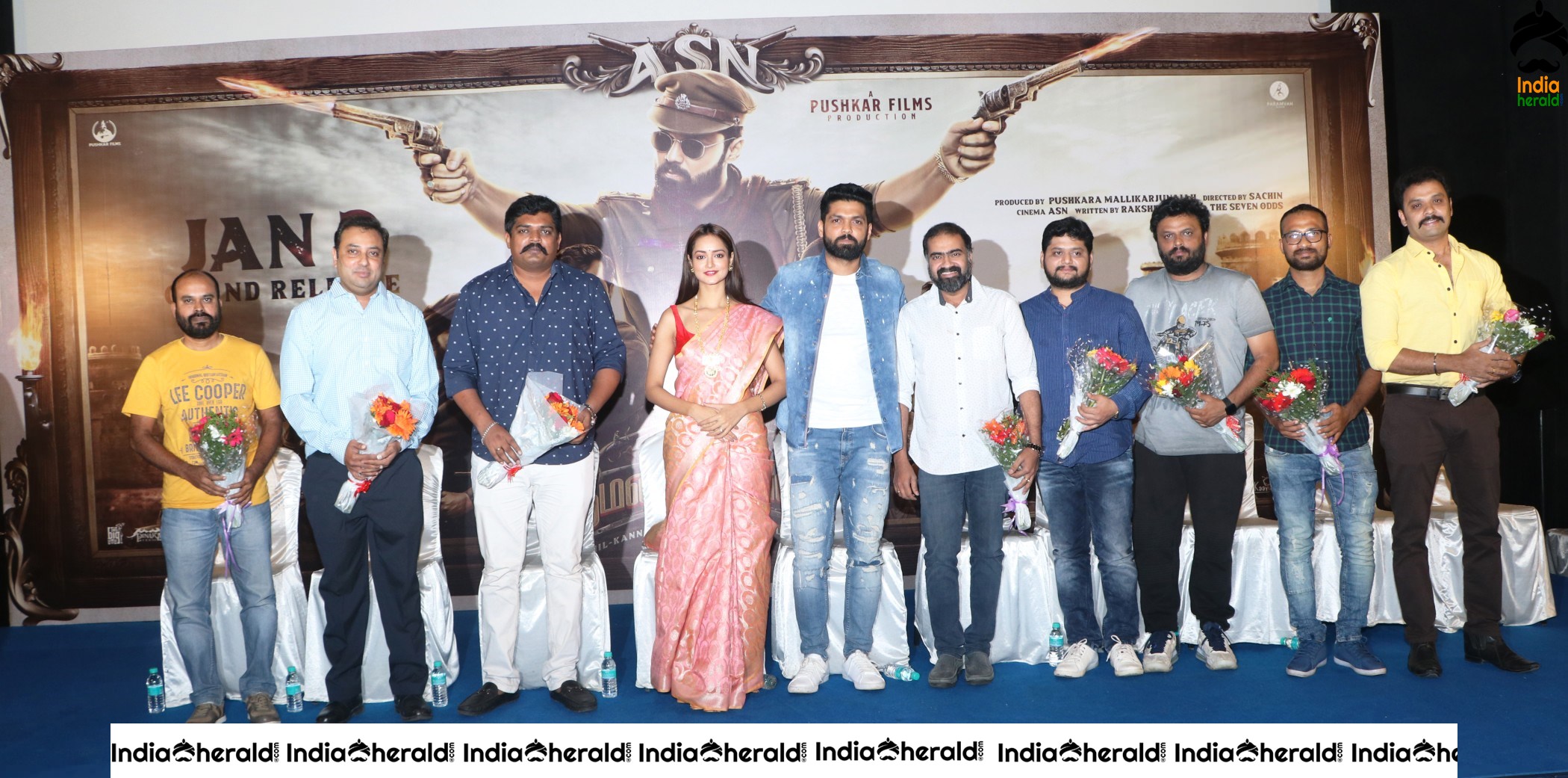 Avane Srimannarayana Press Meet Stills Set 3