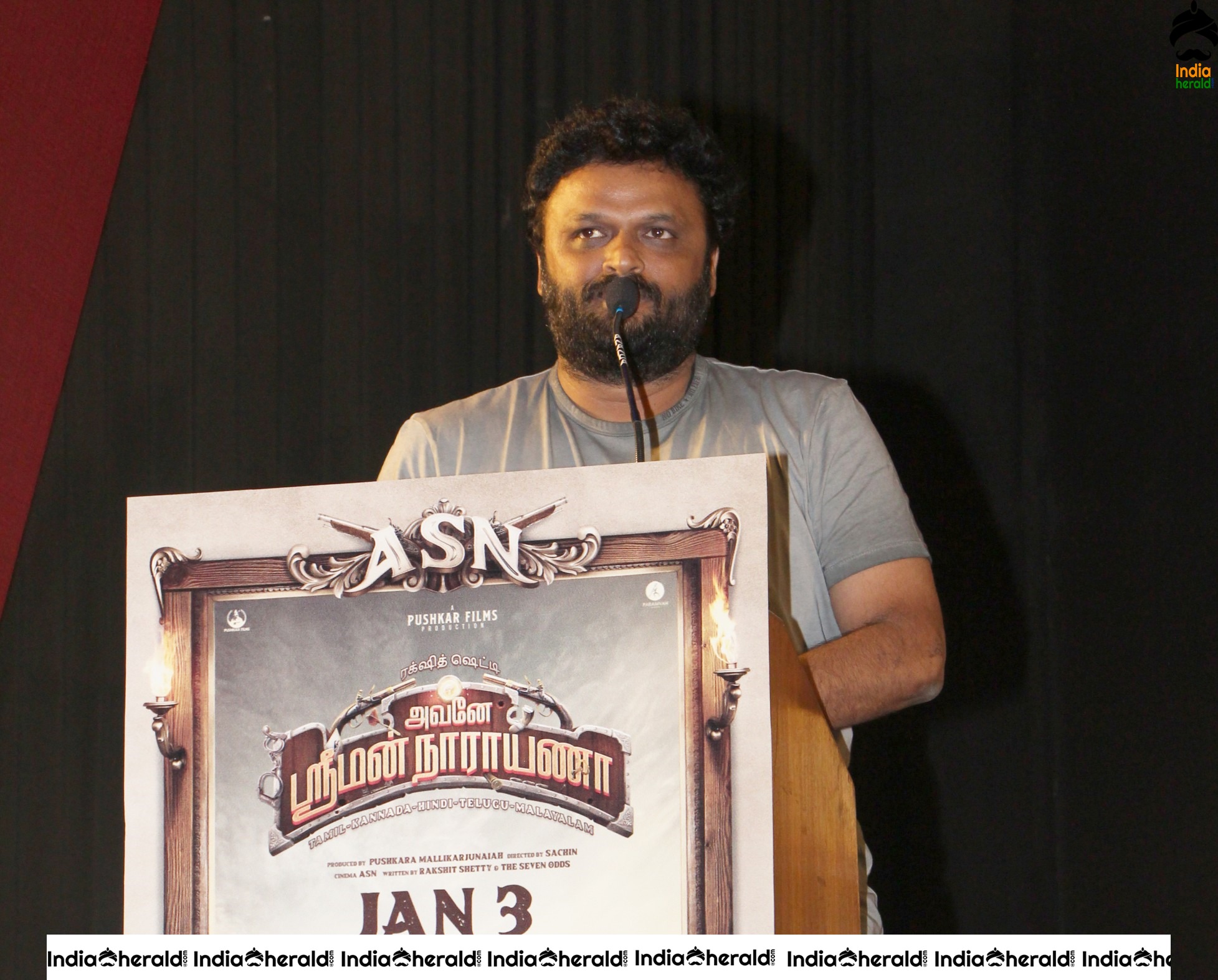 Avane Srimannarayana Press Meet Stills Set 3