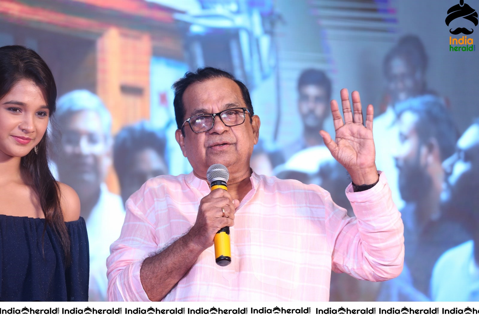 Comedy Actor Brahmanandam Latest Clicks at Krishna Rao Super Market Set 2